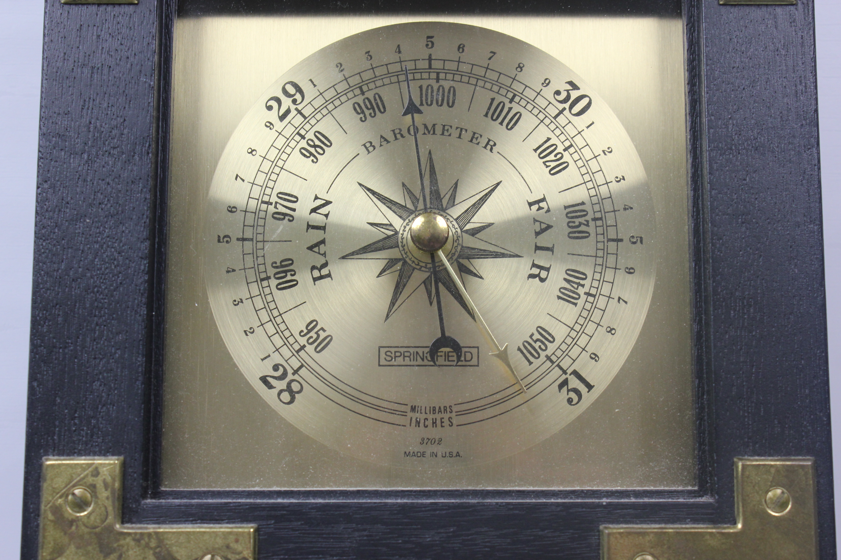 Vintage Springfield Wall Barometer