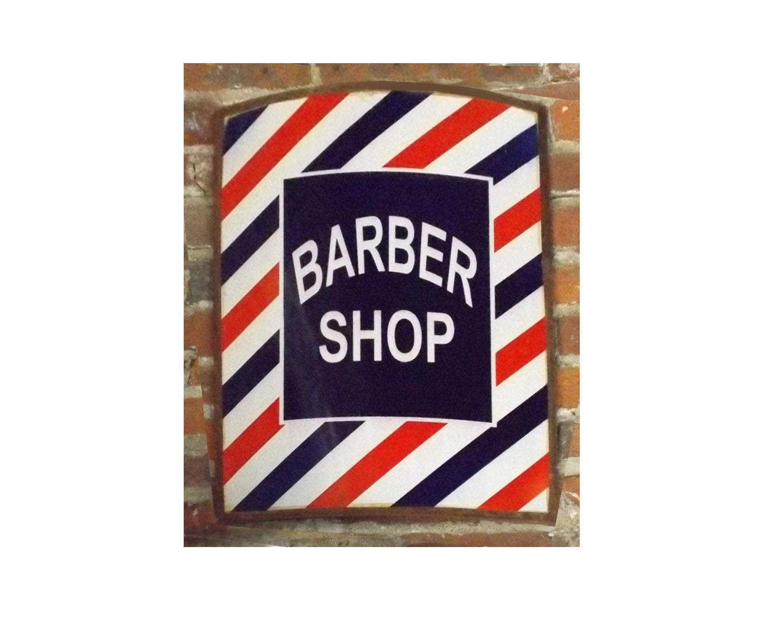 Metal Barber Shop Sign