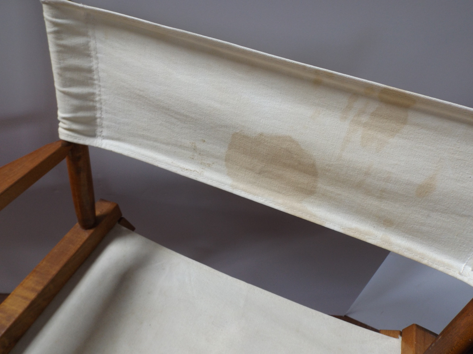 Canvas and Wood Director's Chairs