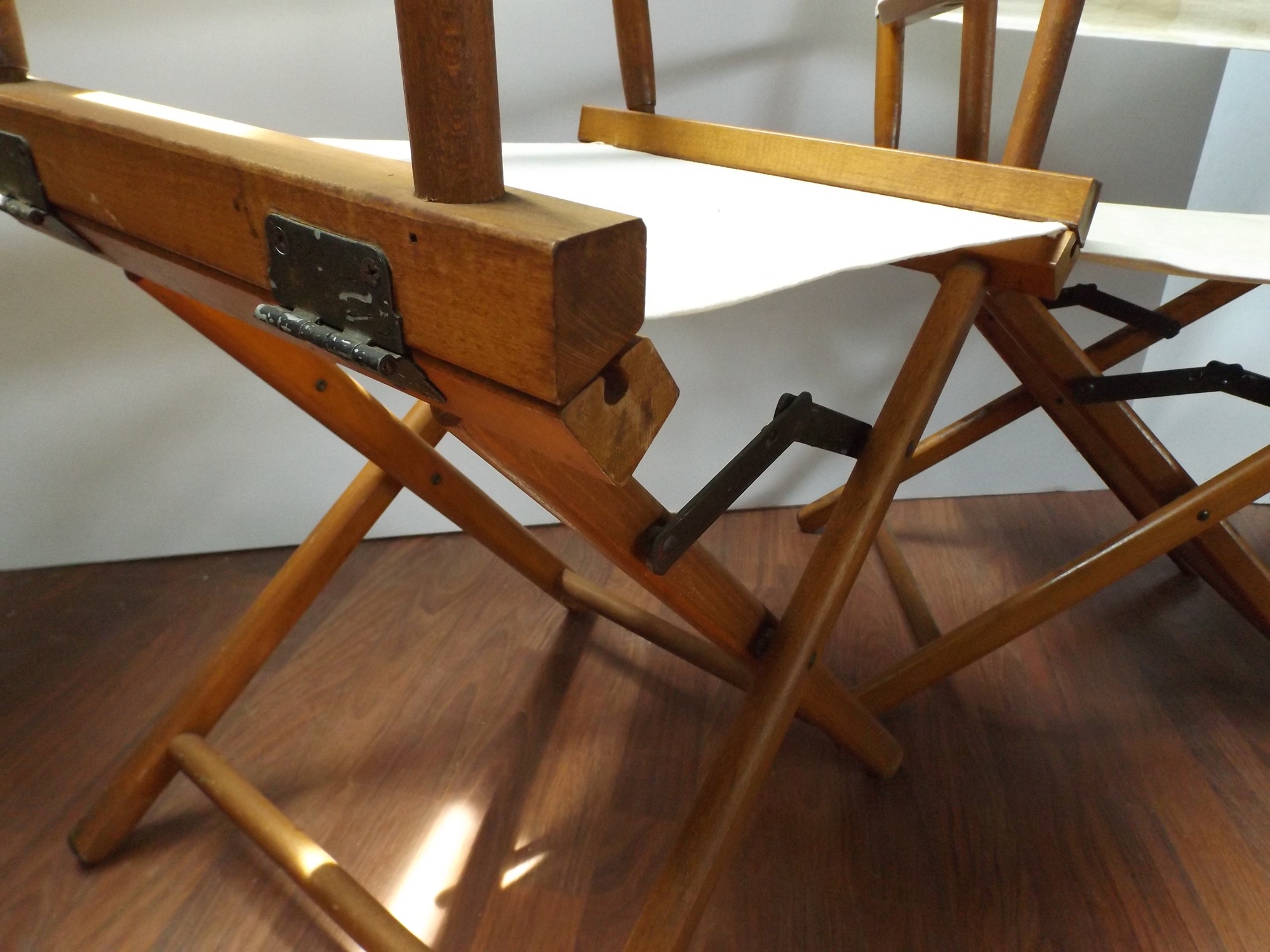 Canvas and Wood Director's Chairs
