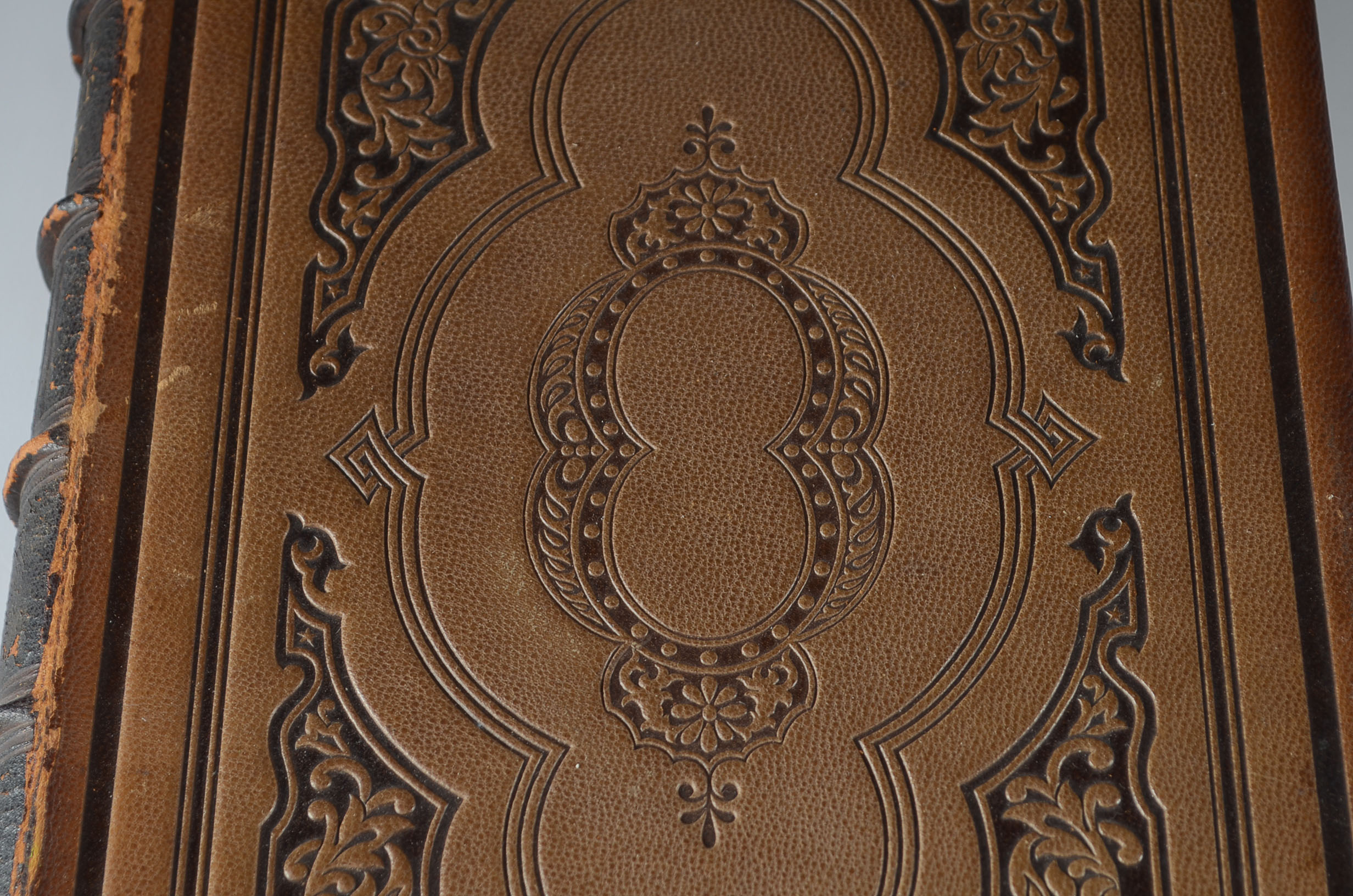 Antique Leather-Bound Copy of "The National Portrait Gallery"