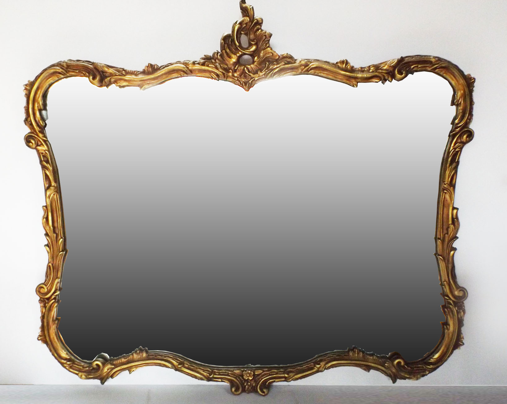 Ornate Gilt-Framed Mirror