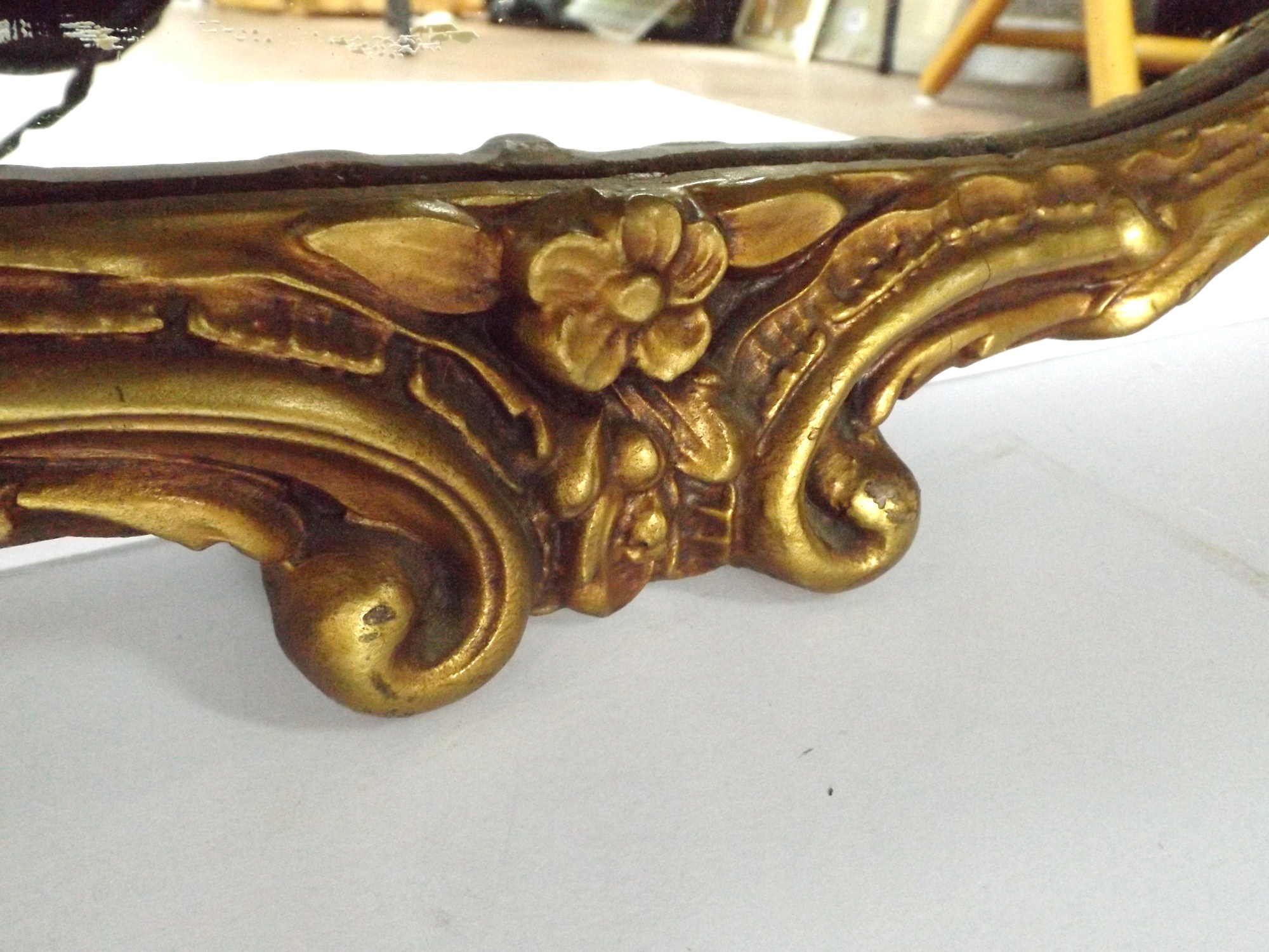 Ornate Gilt-Framed Mirror