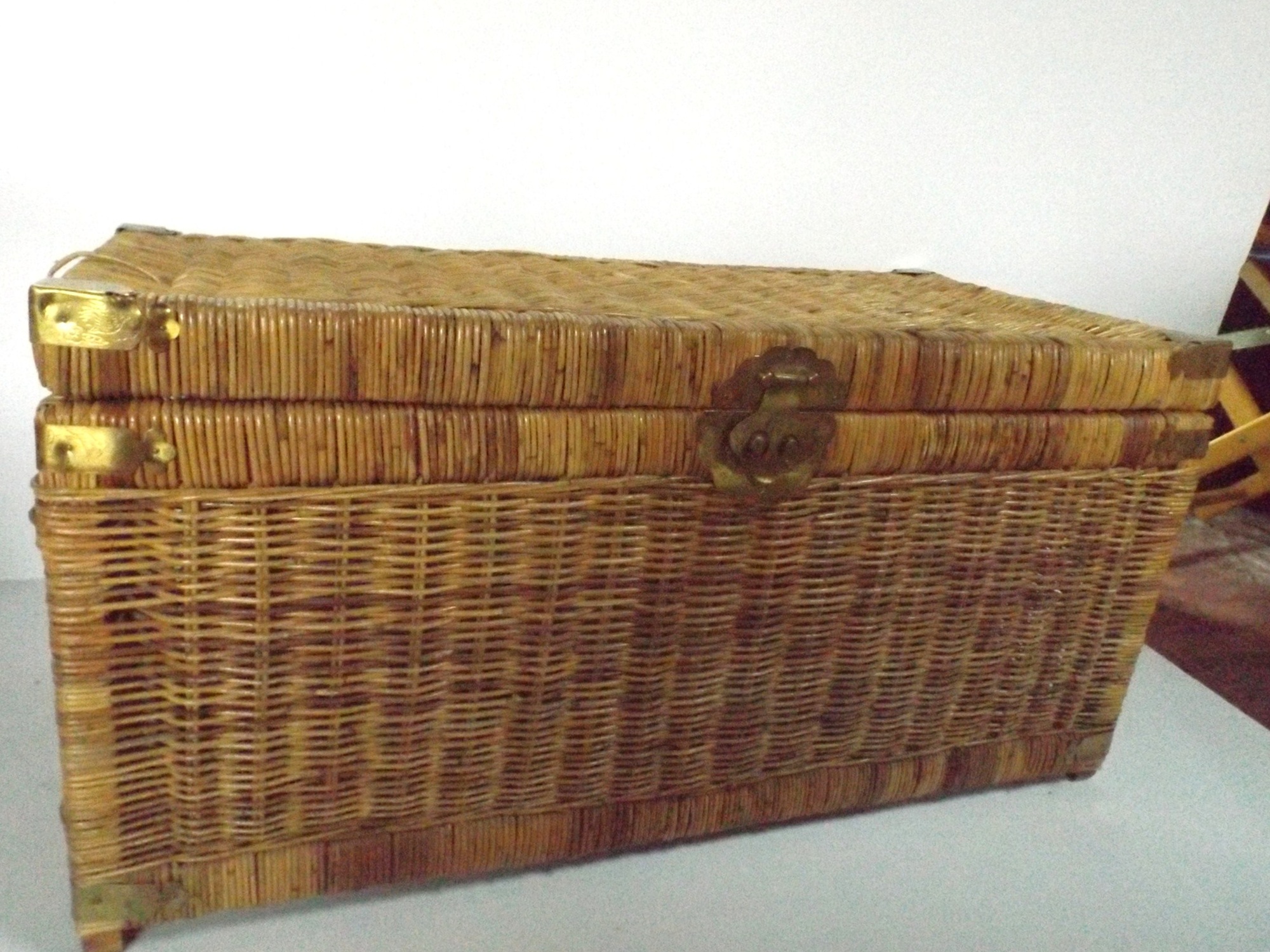 Woven Wicker Trunk