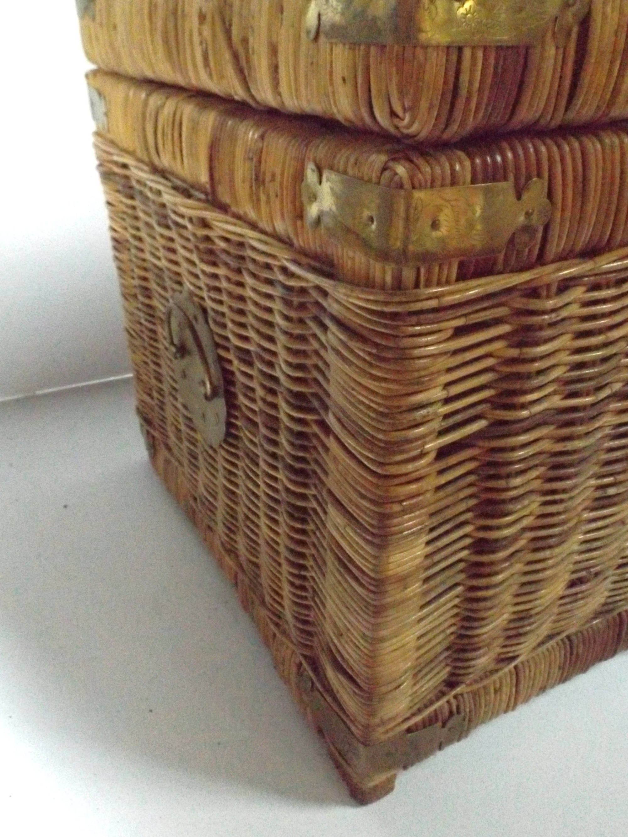 Woven Wicker Trunk