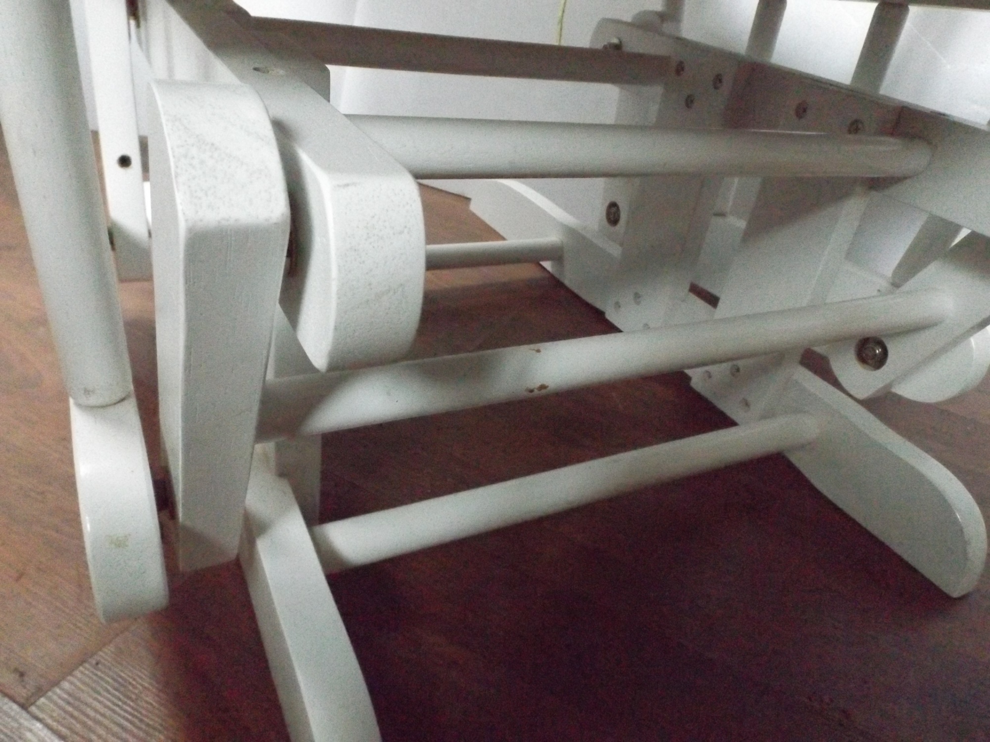 Platform Gilder Chair and Ottoman