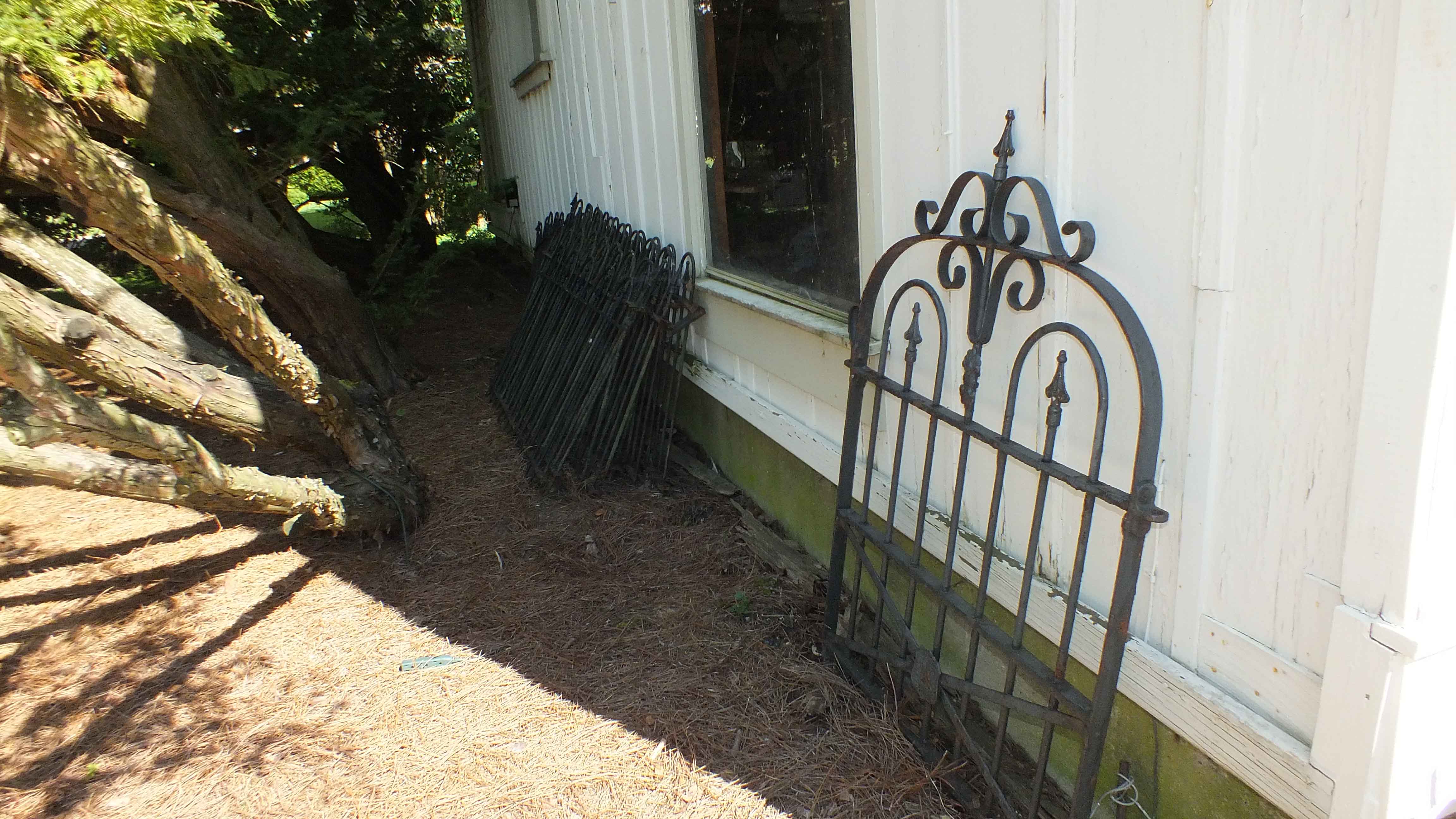 Older Stewart Iron Works Gate and Fence Sections