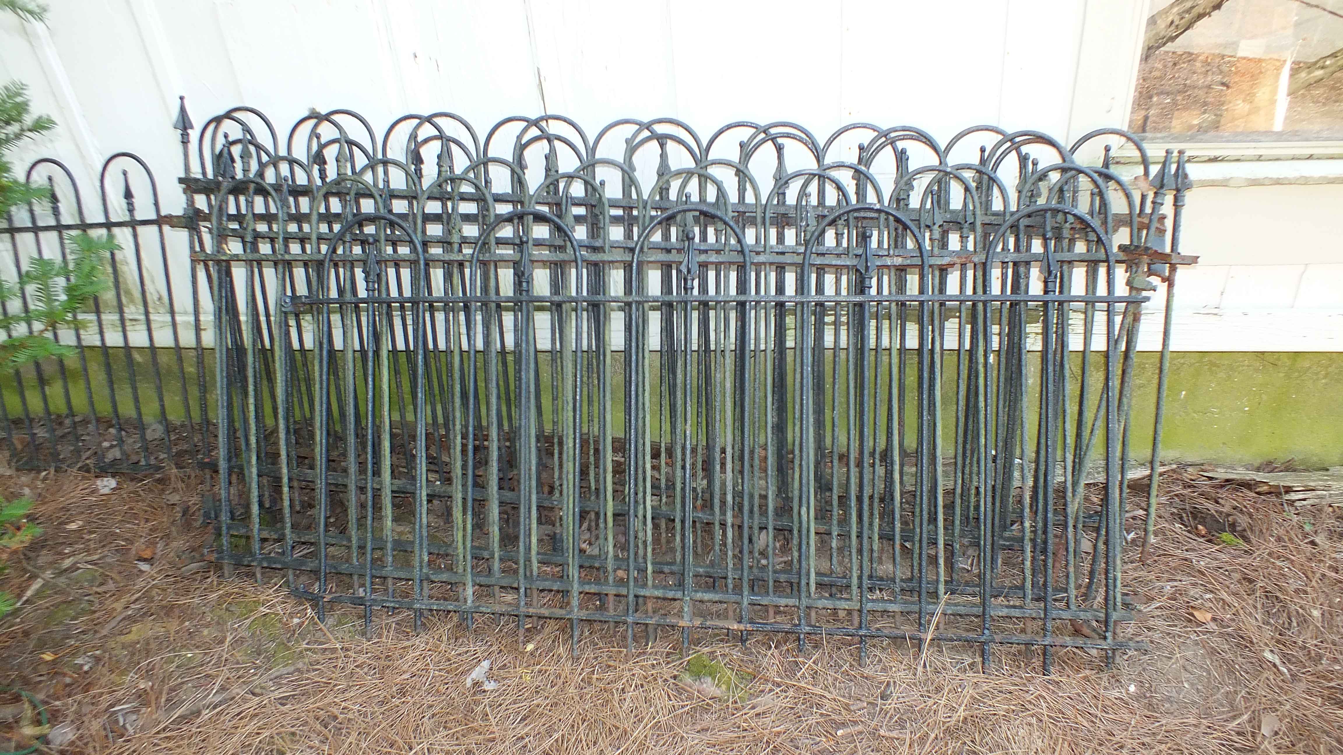 Older Stewart Iron Works Gate and Fence Sections