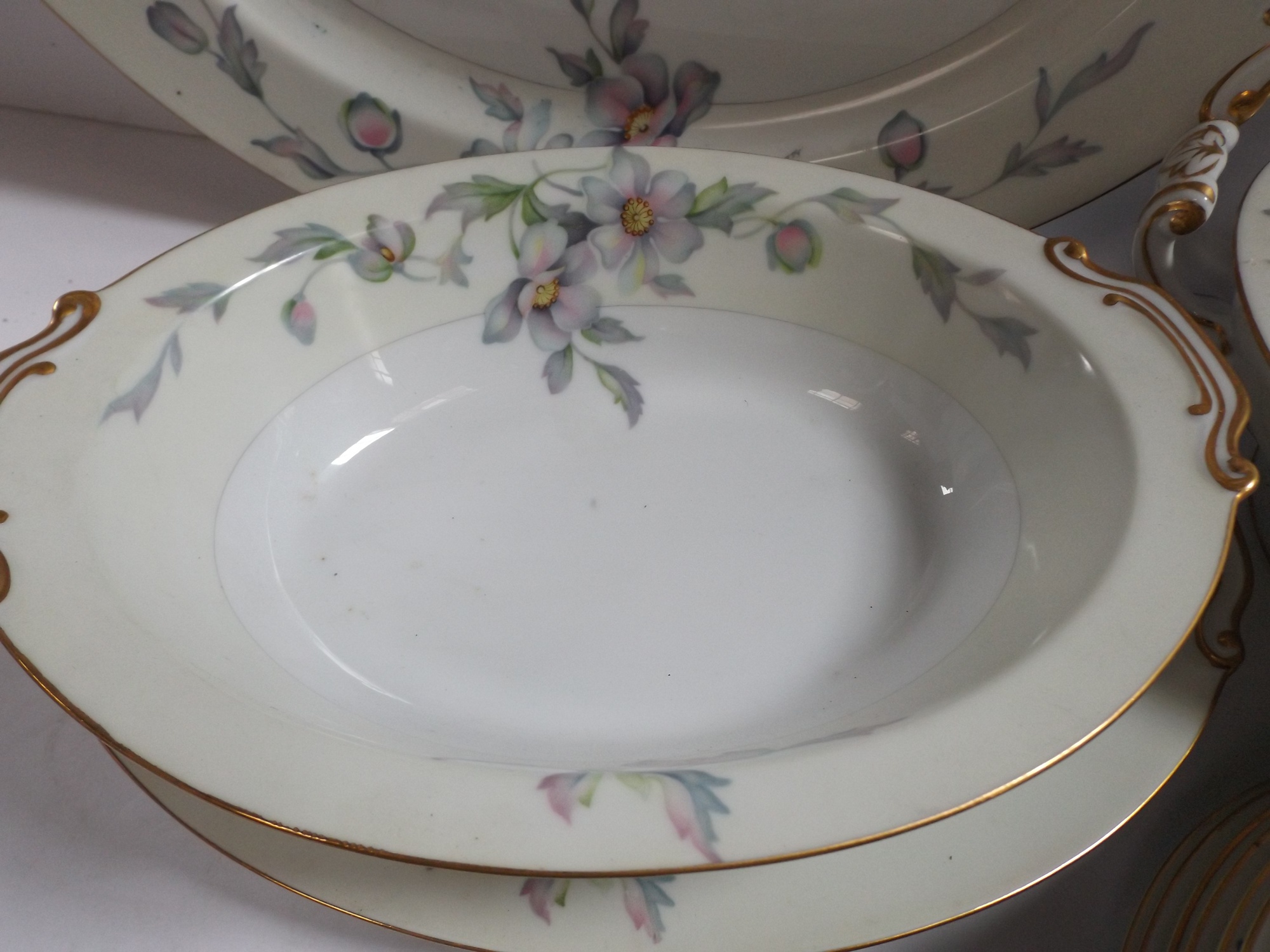 Japanese Sanyo 'Silver Poppy' China