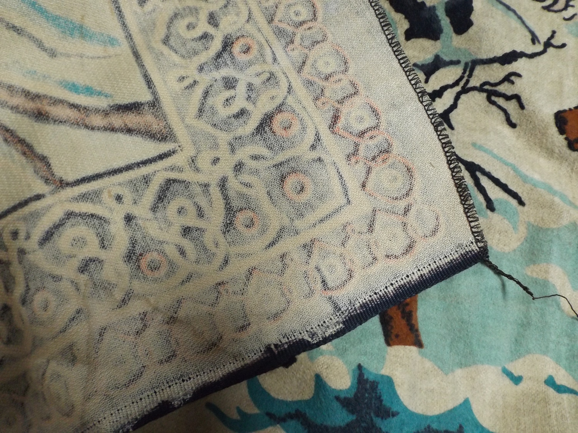 1950s Velvet Wall Hanging with Deer