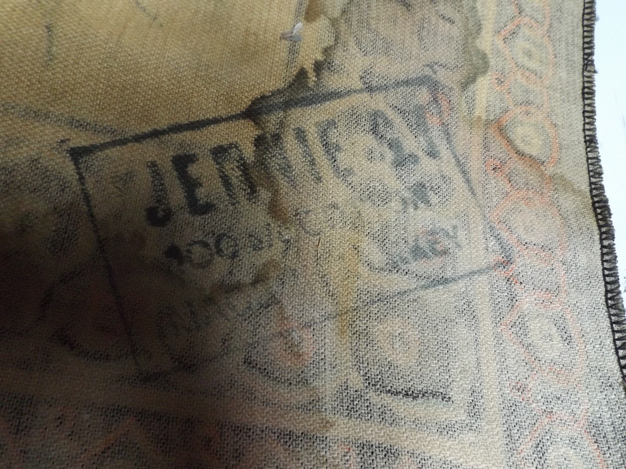 1950s Velvet Wall Hanging with Deer