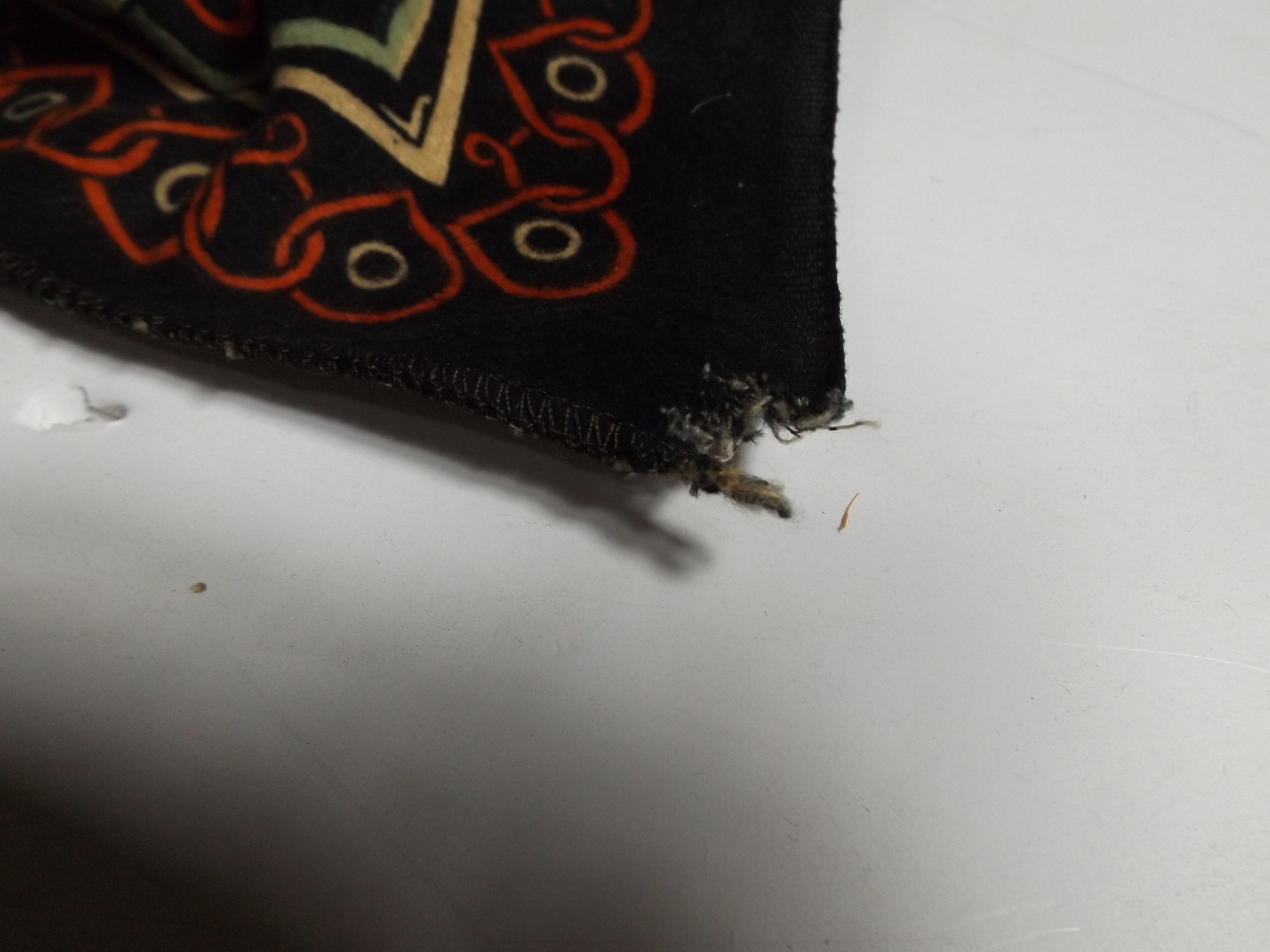 1950s Velvet Wall Hanging with Deer