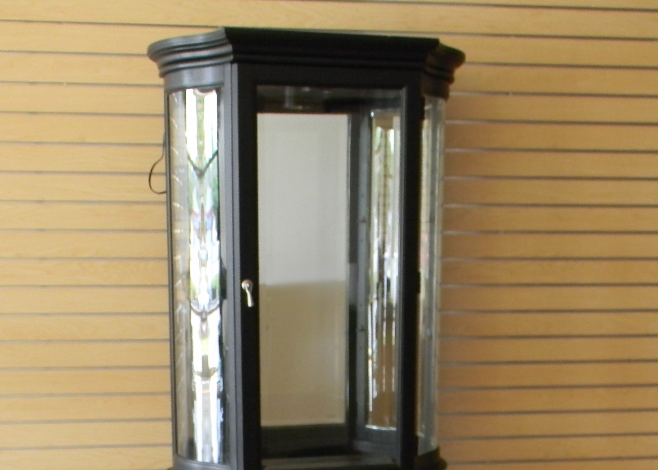 Modern Black Curio Cabinet by American Signature