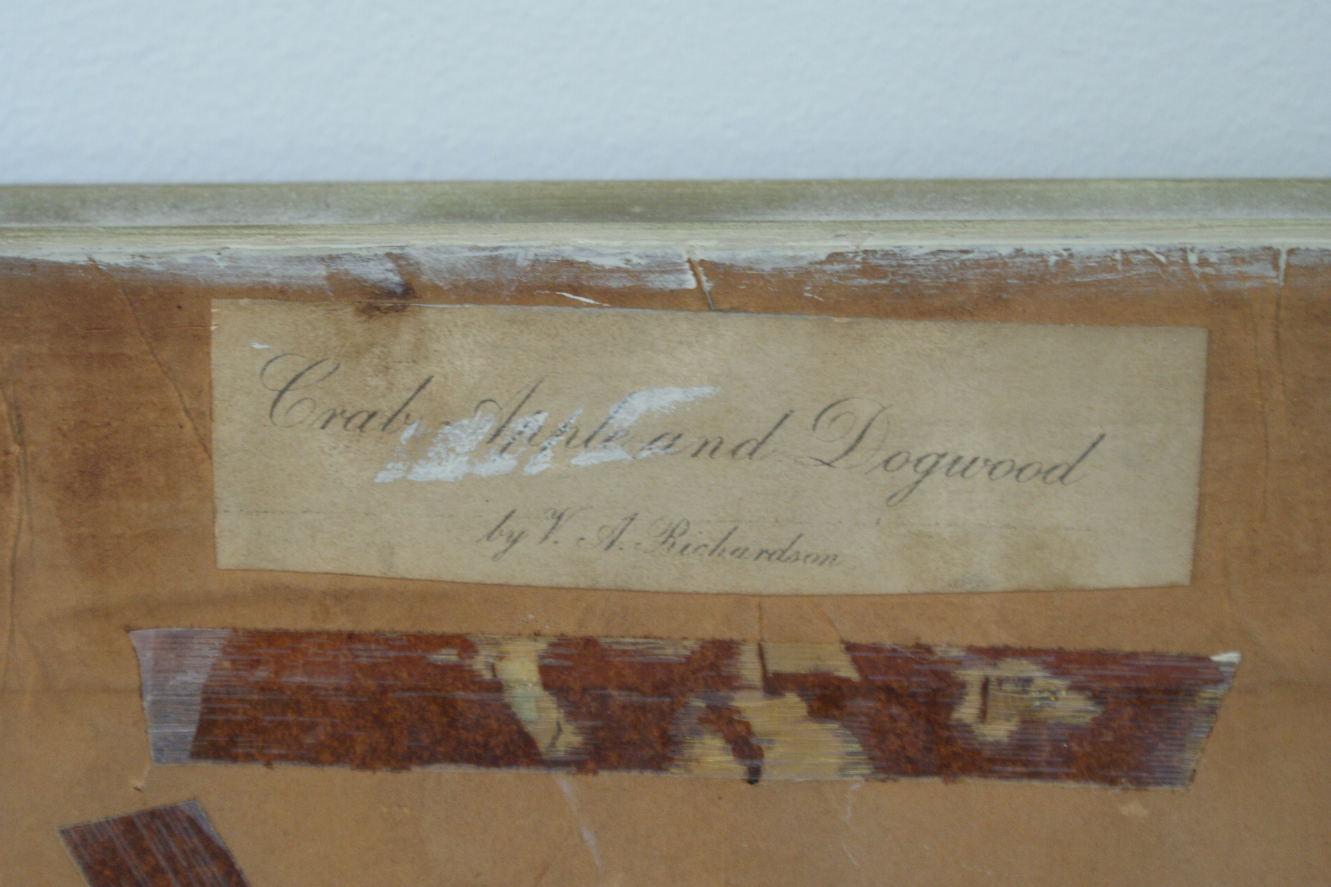 V. A. Richardson Framed Print