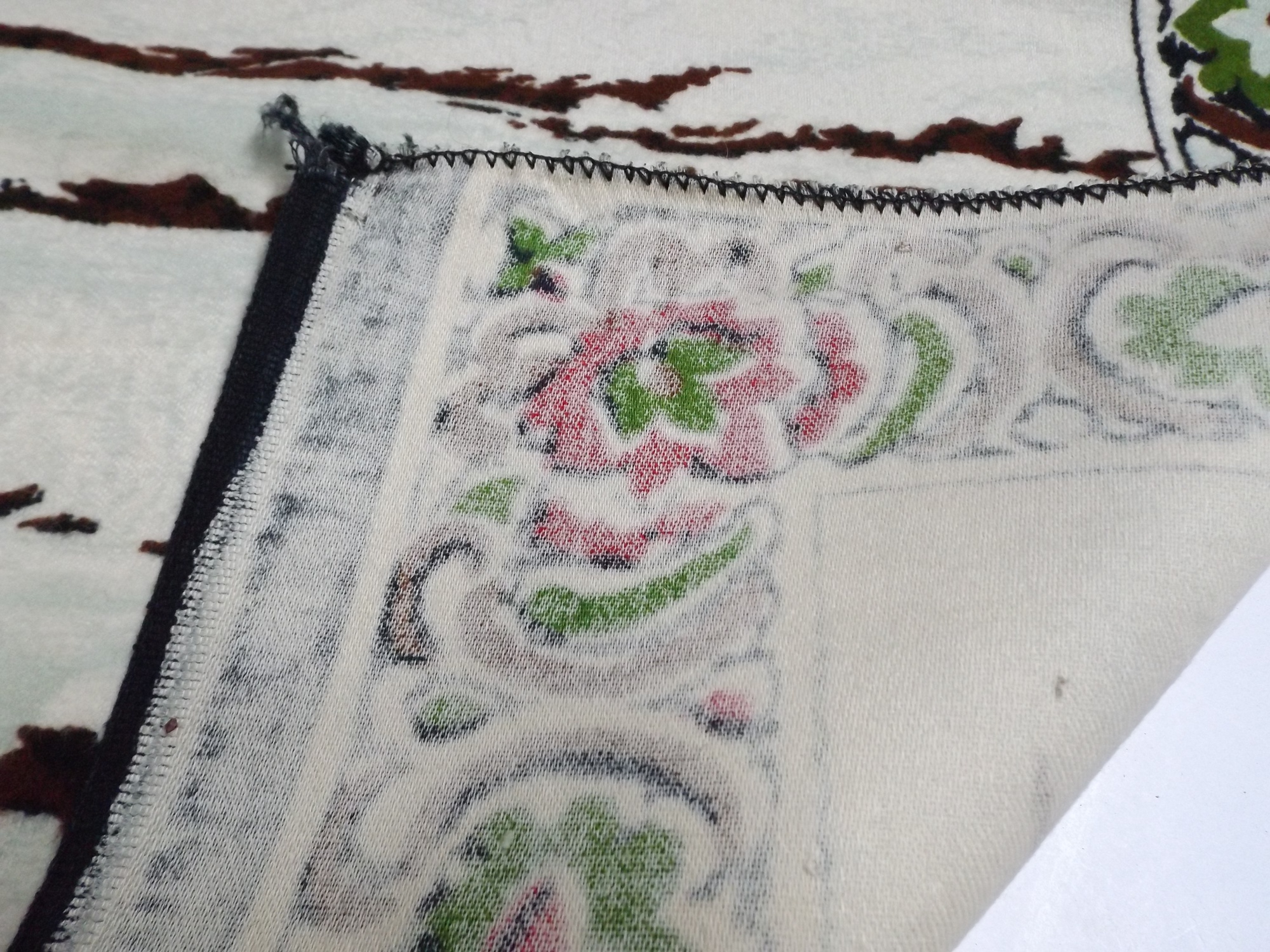Retro Wall Textile with Big Horned Sheep