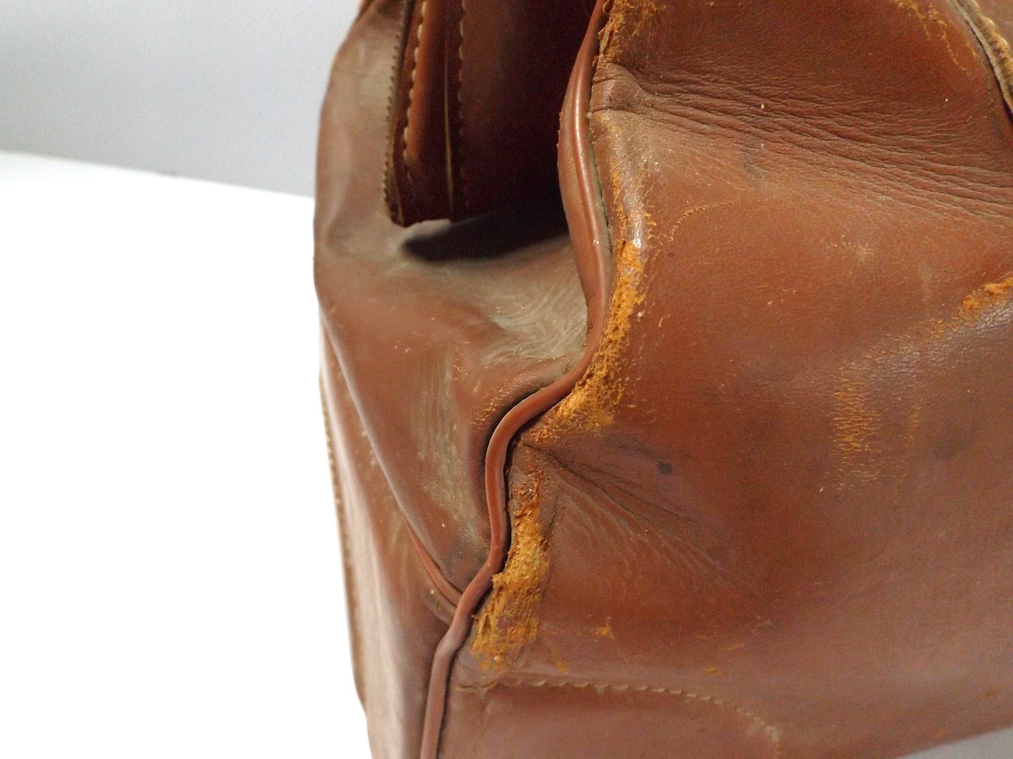 Vintage Brown Leather Doctor's Bag