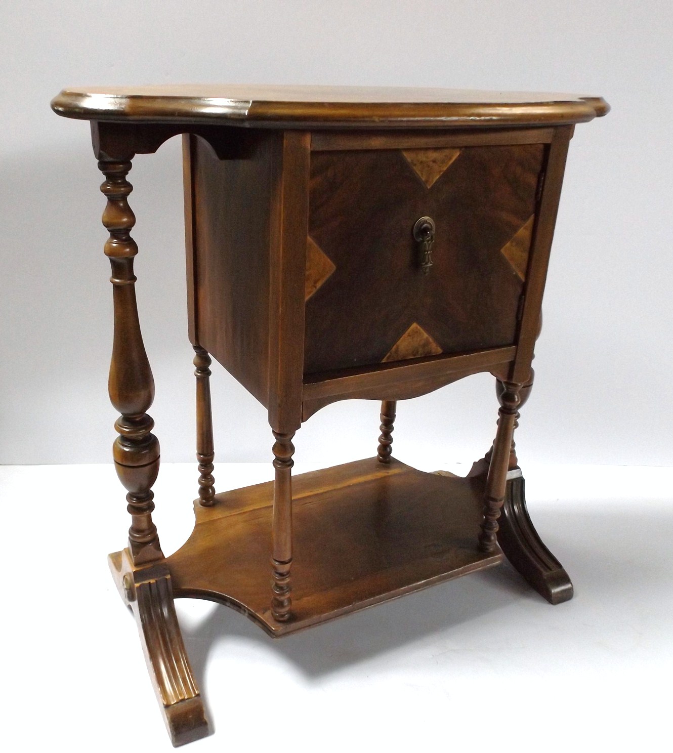 1930s Humidor and Side Table