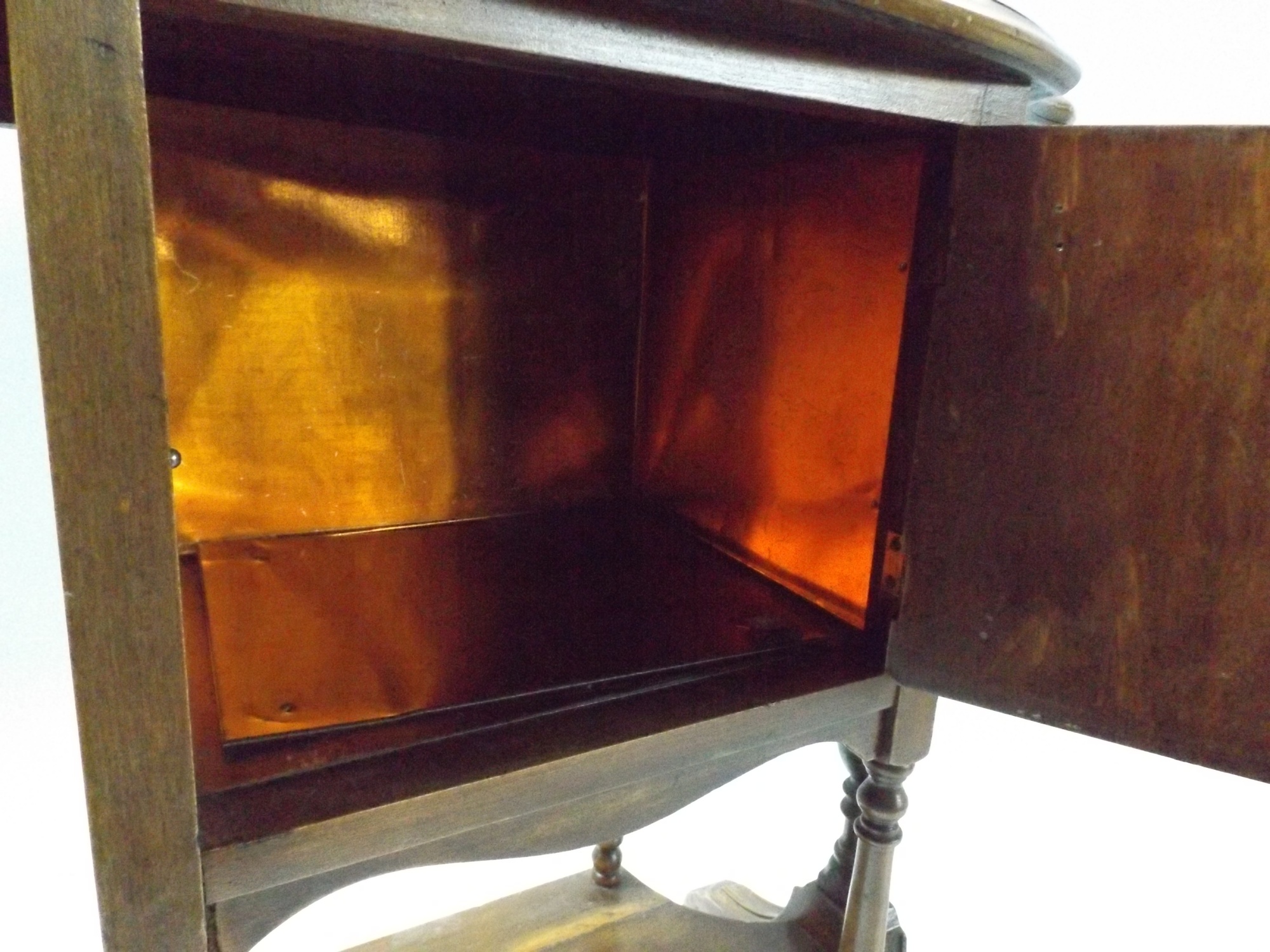 1930s Humidor and Side Table