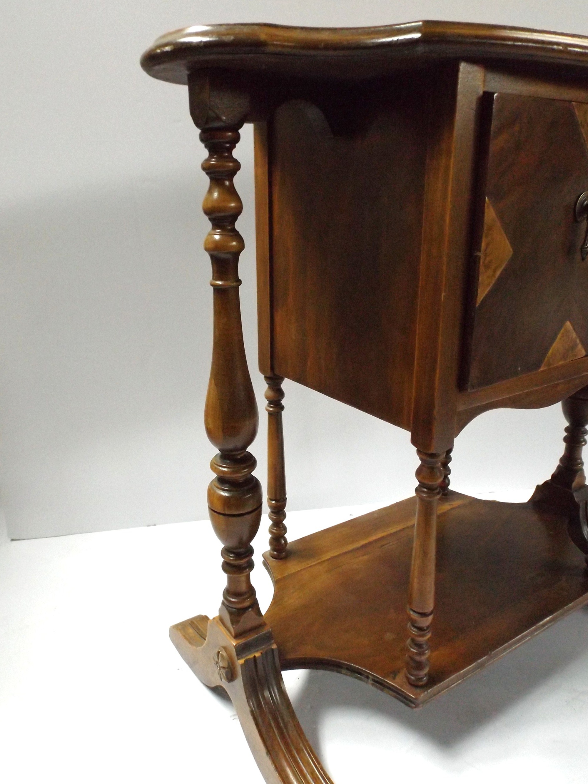 1930s Humidor and Side Table