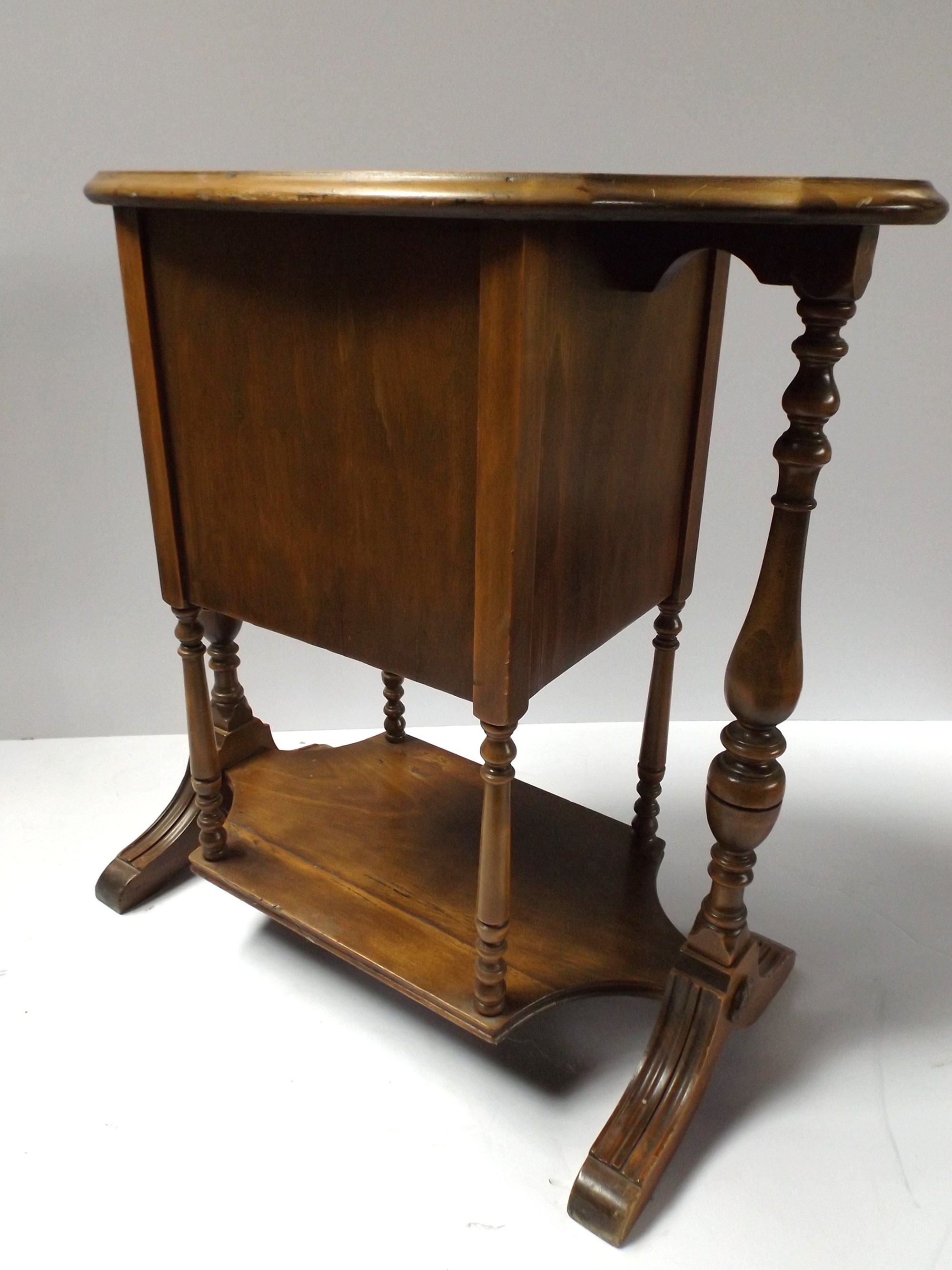 1930s Humidor and Side Table