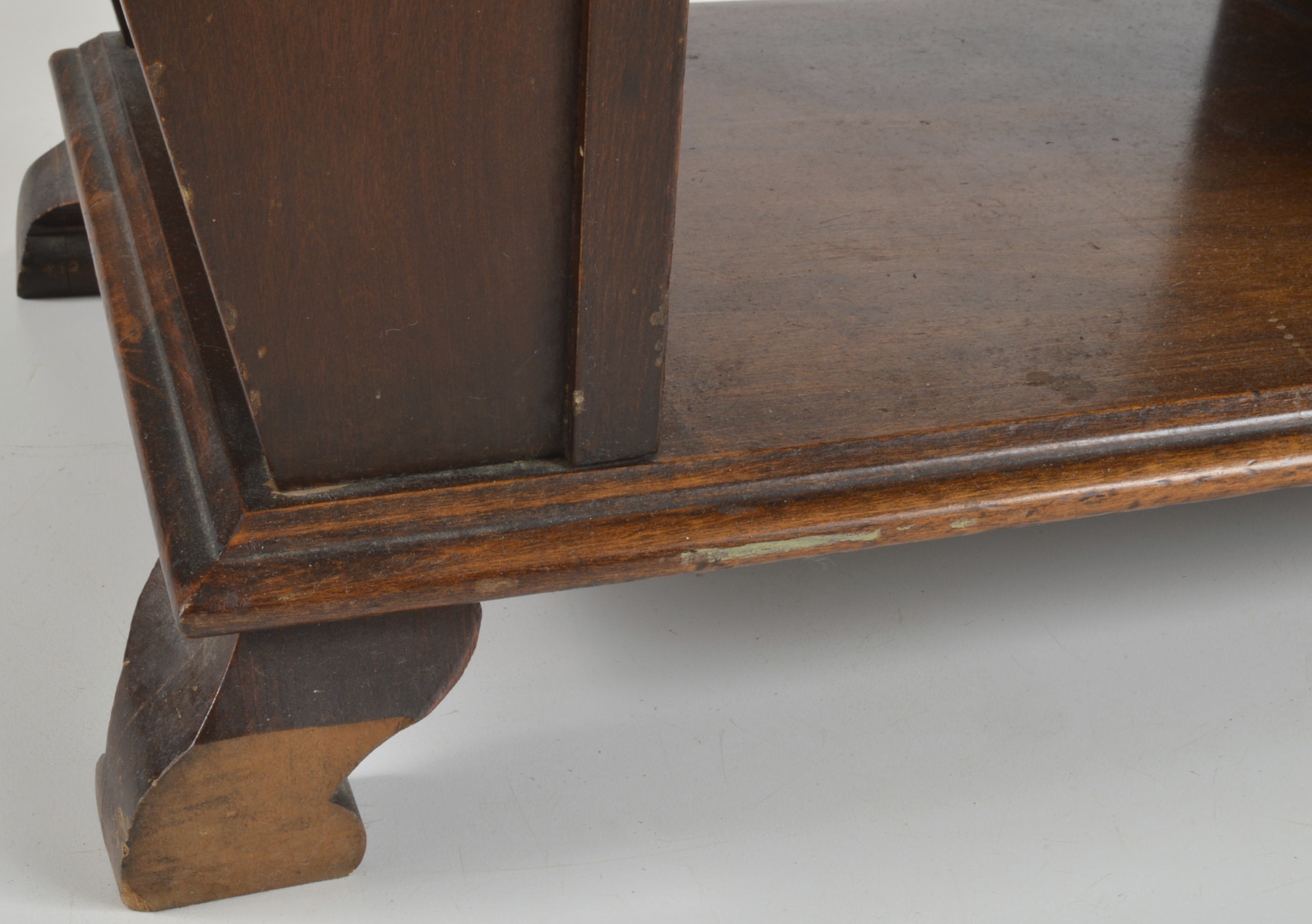 Antique Copper Lined Cigar Humidor Stand 