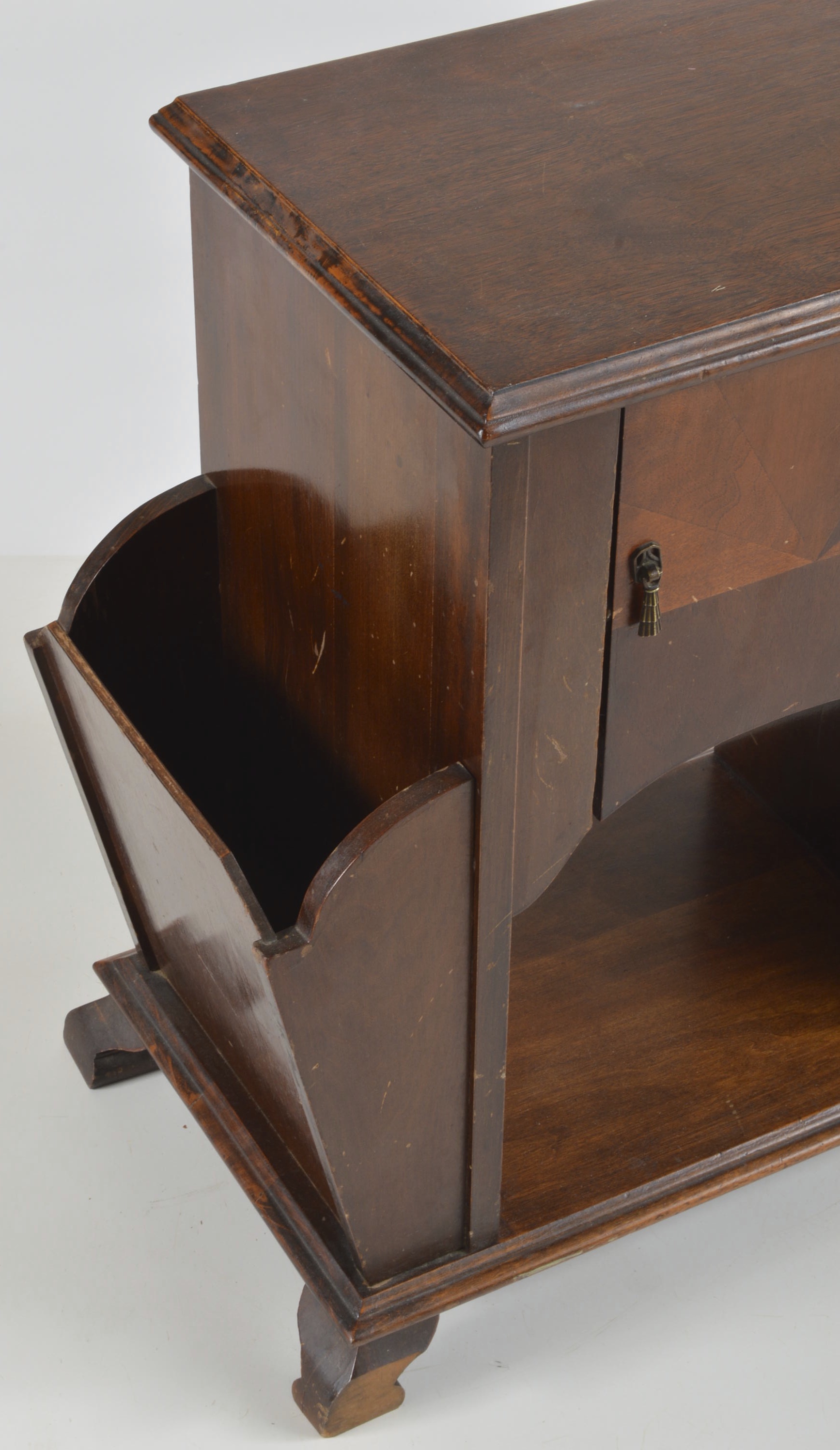 Antique Copper Lined Cigar Humidor Stand 