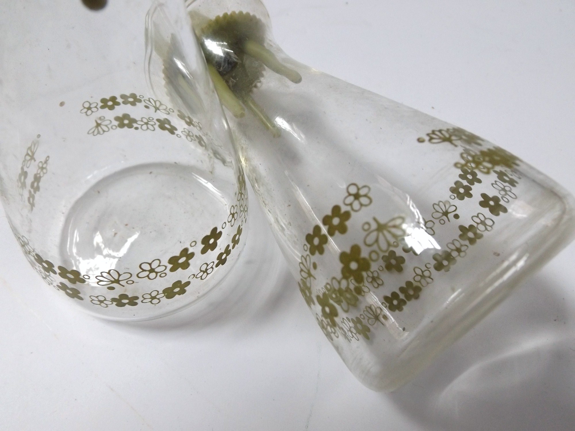 Pyrex 'Crazy Spring Blossoms' Salt and Pepper Shakers