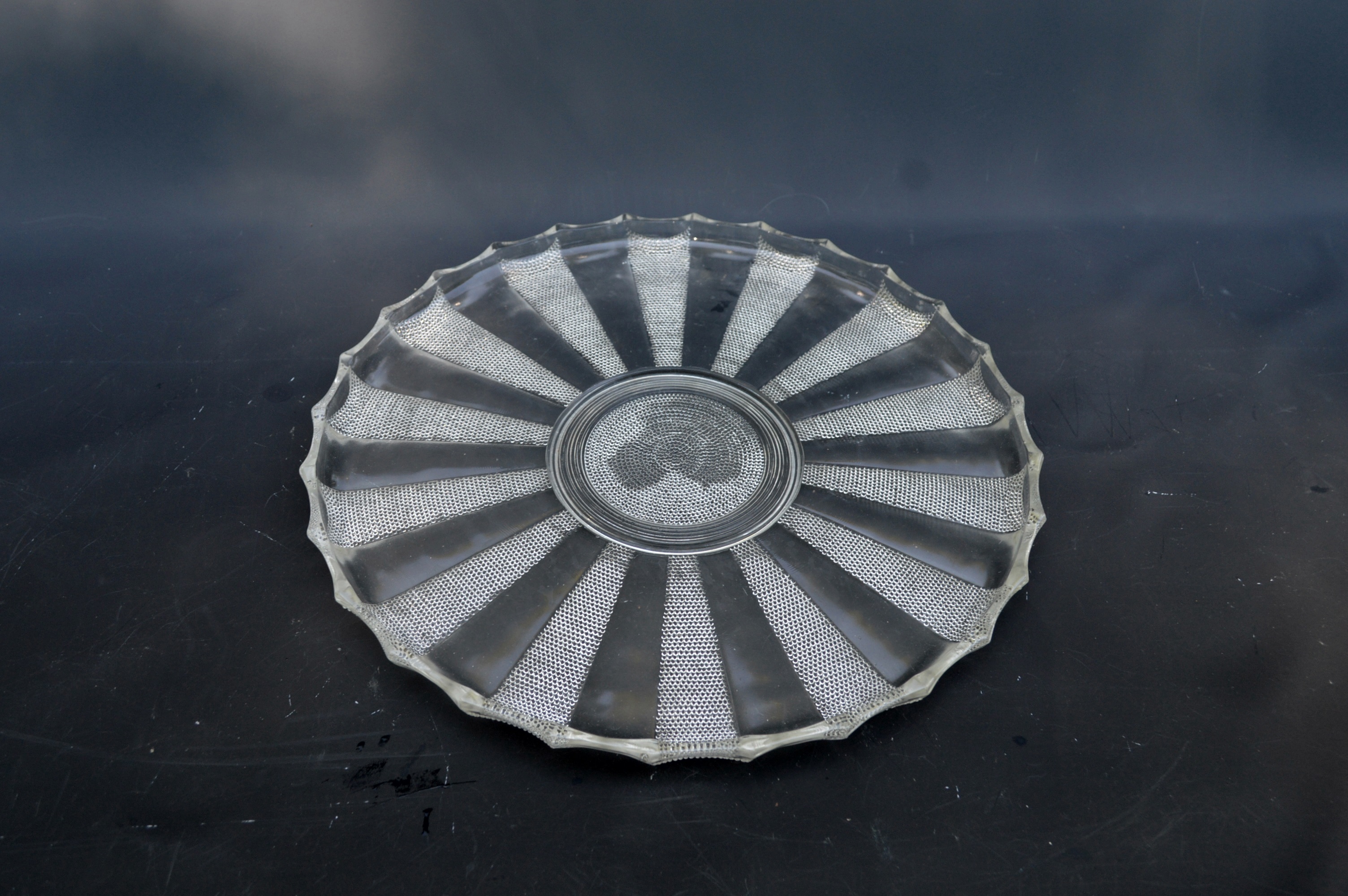 Variety of Vintage and Modern Glass Platters and Serve Ware