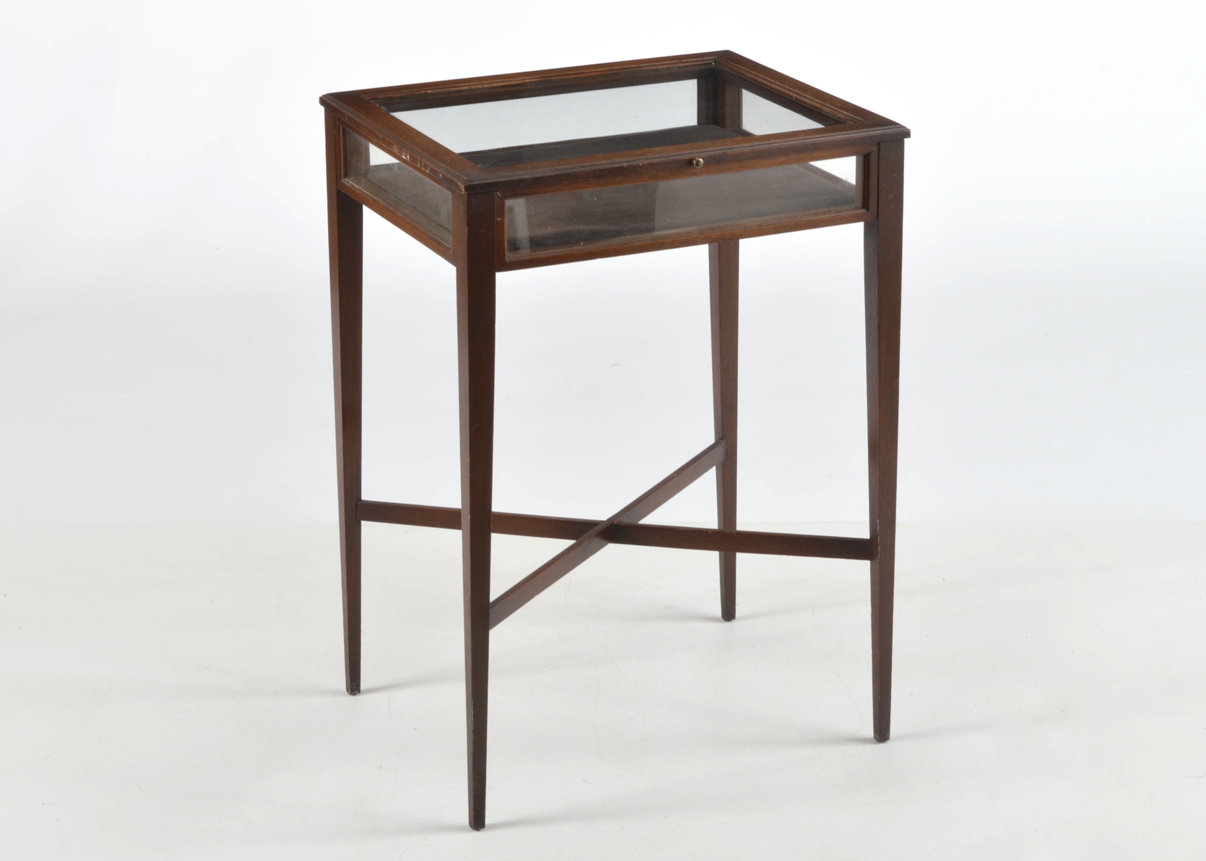 Mahogany Shadow Box Table