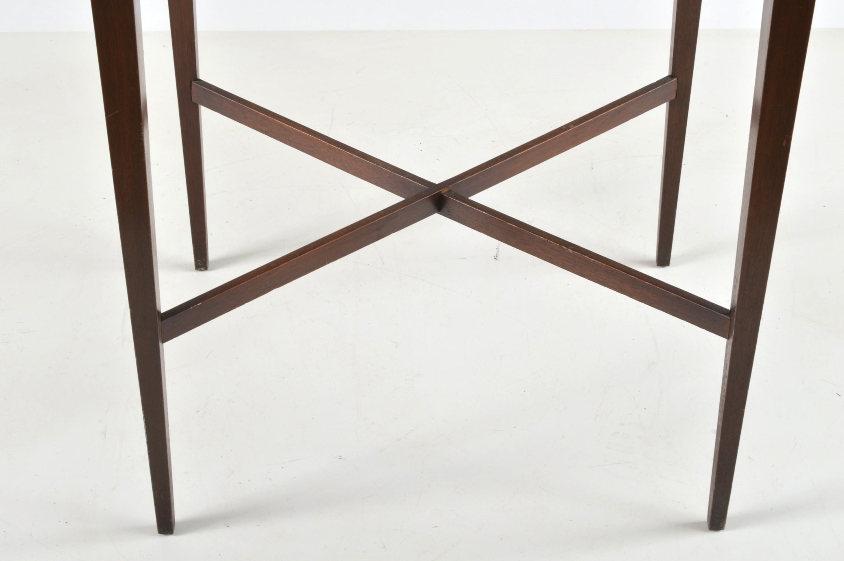 Mahogany Shadow Box Table