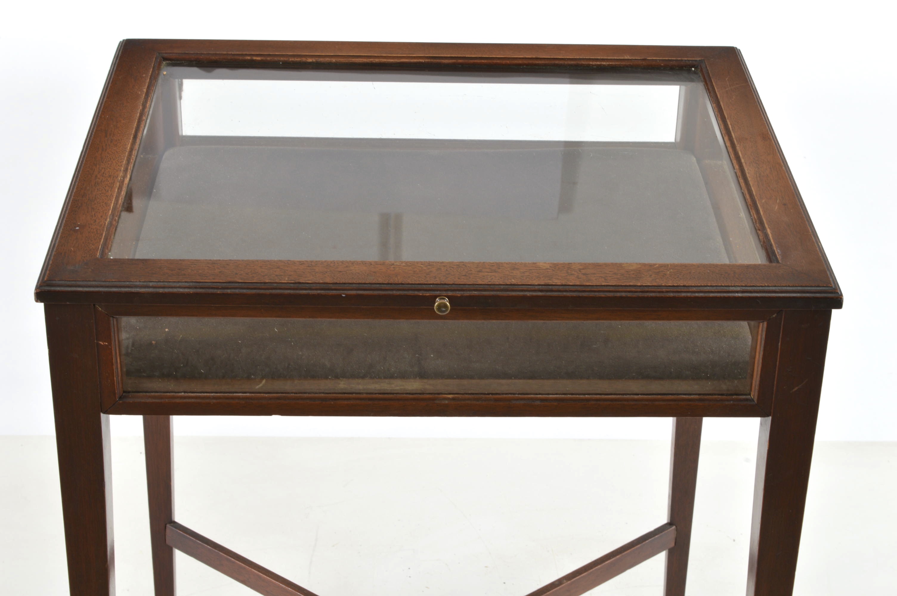Mahogany Shadow Box Table