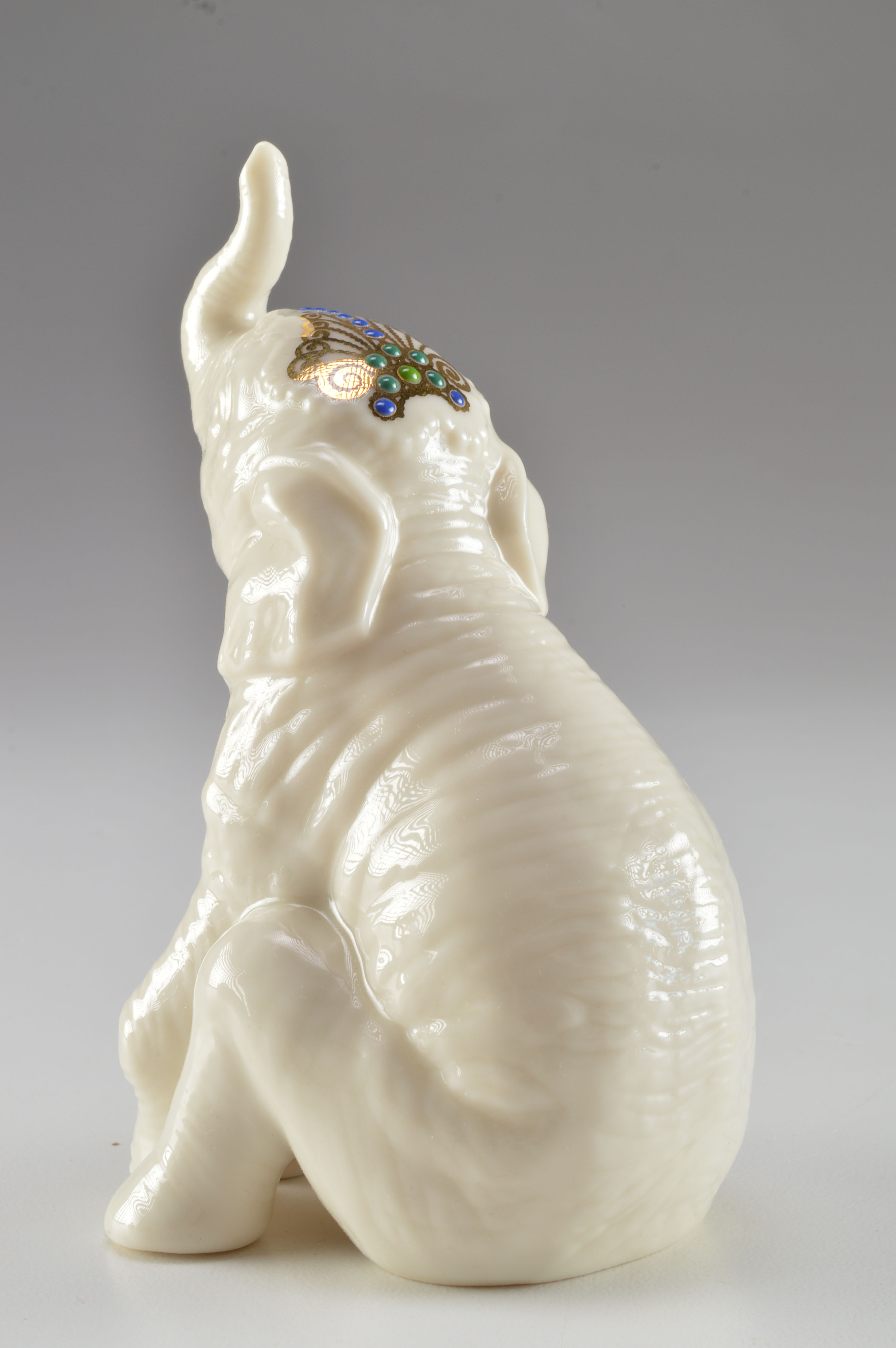 Three Lenox Porcelain Elephant Figurines