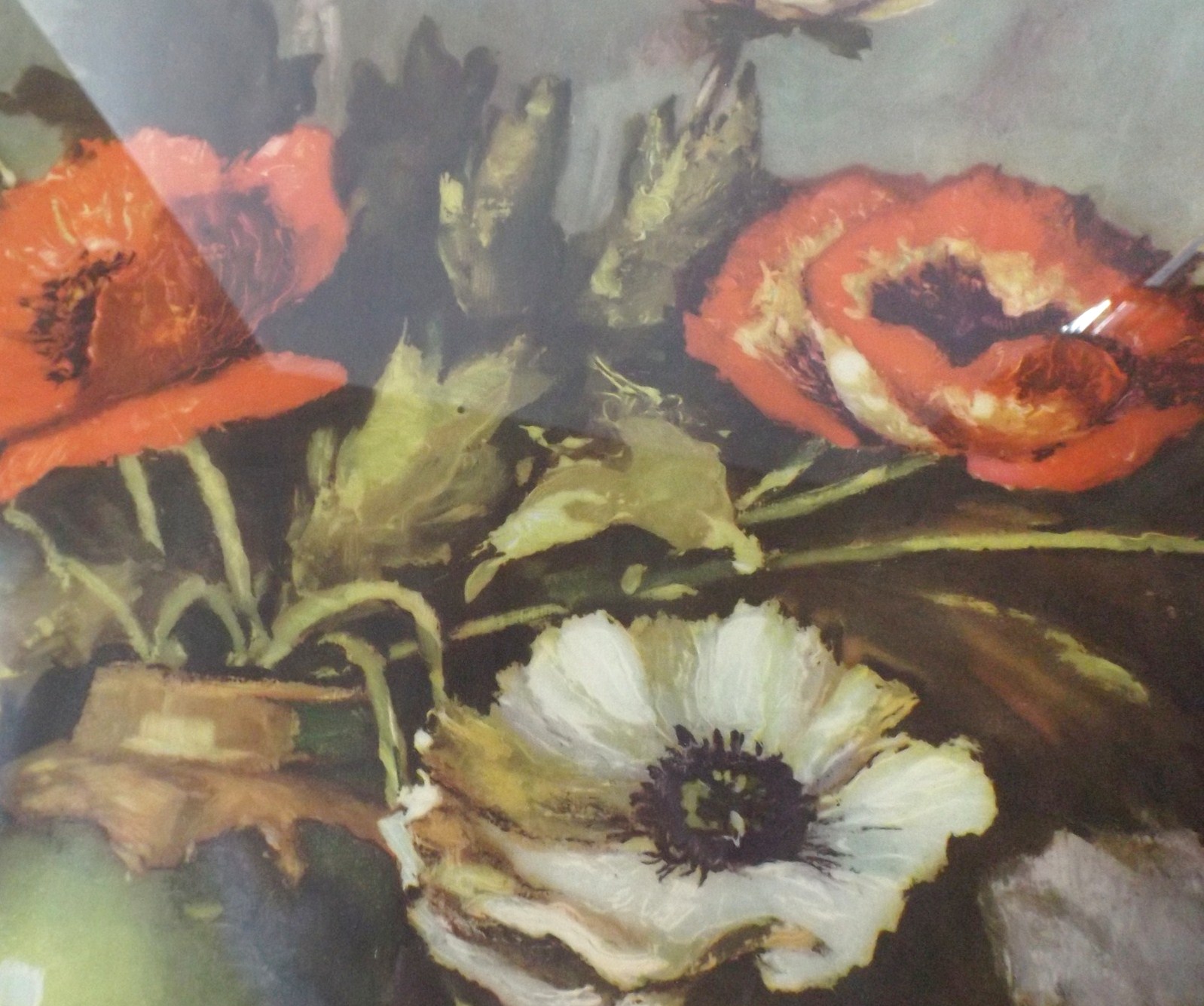 Vintage Poppies Lithograph