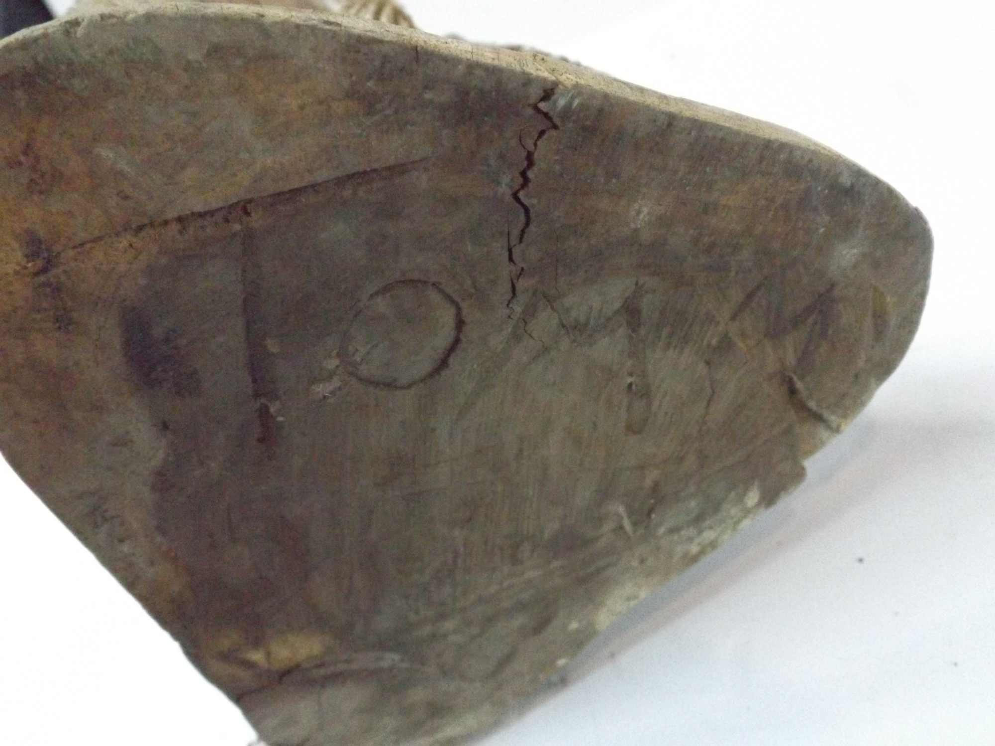 Primitive Haitan Carved Wooden Bust