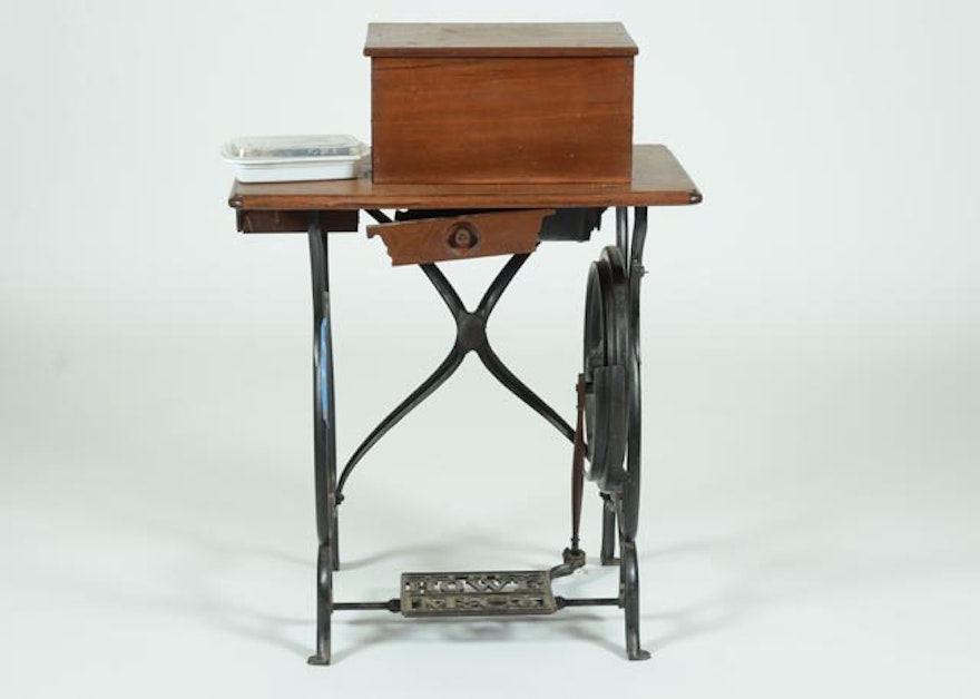 1870s Howe M. Co. Treadle Sewing Machine