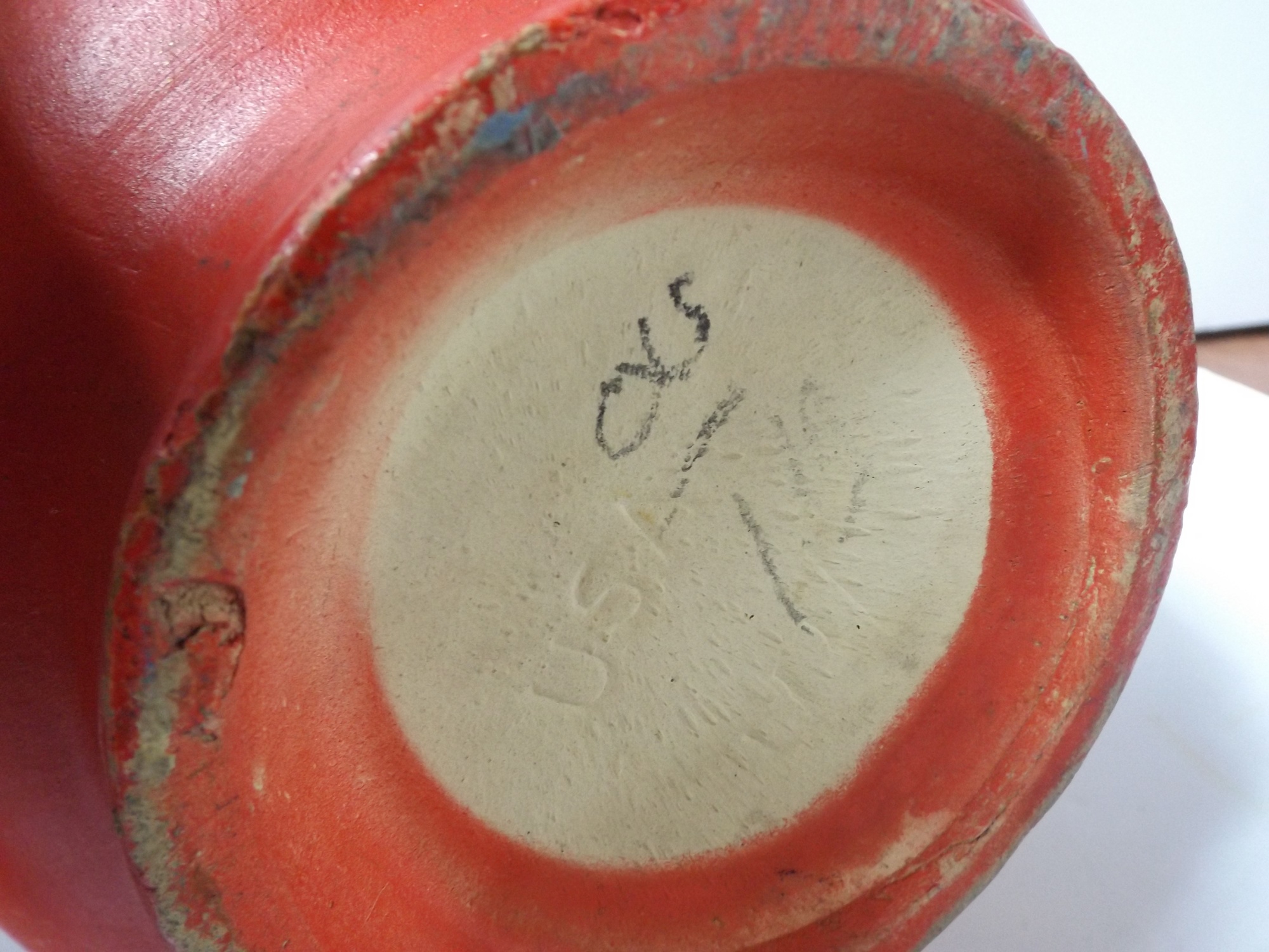 Vintage Floral-Painted Pottery Canisters