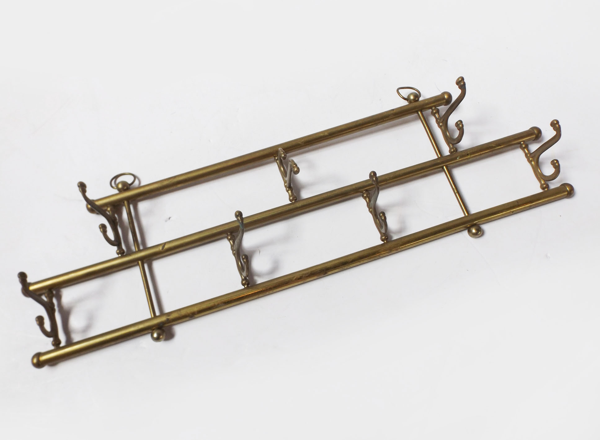 Brass Hat Rack