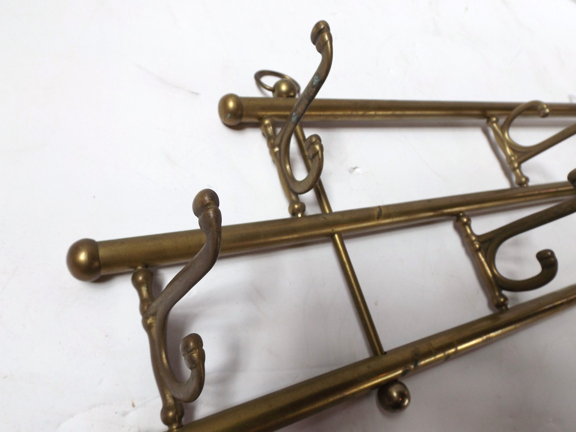 Brass Hat Rack