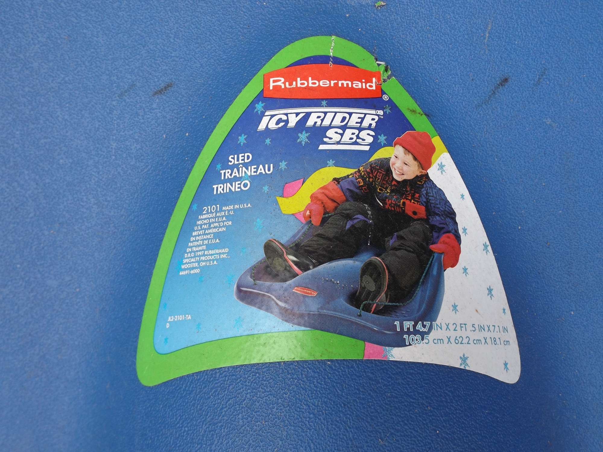 Rubbermaid 'Icy Riders' Plastic Sleds