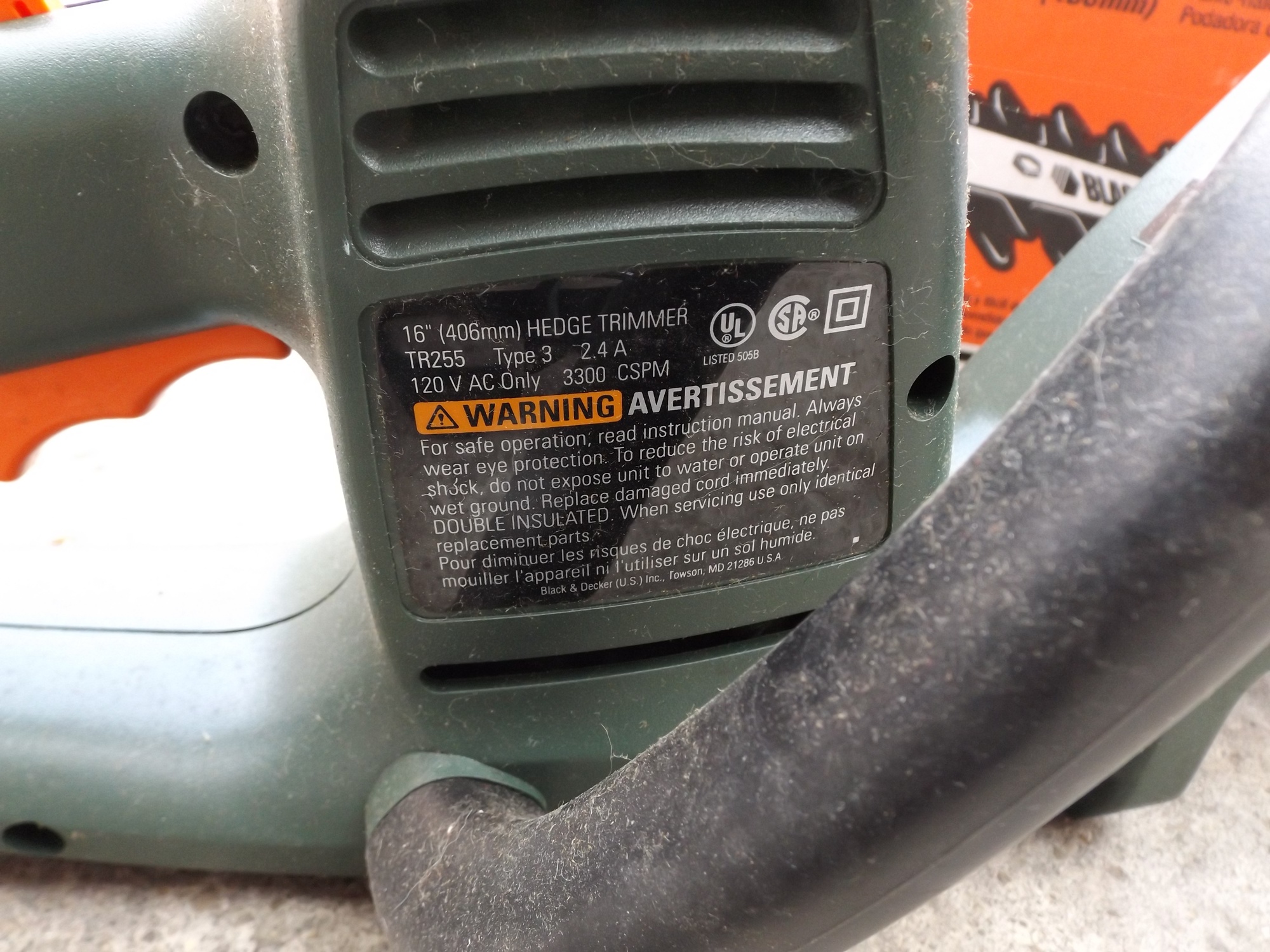 Black&Decker Hedge Trimmer
