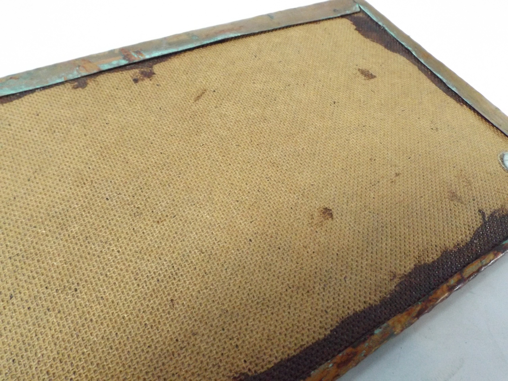 Mid Century Hammered Finish Copper Fish Plaque