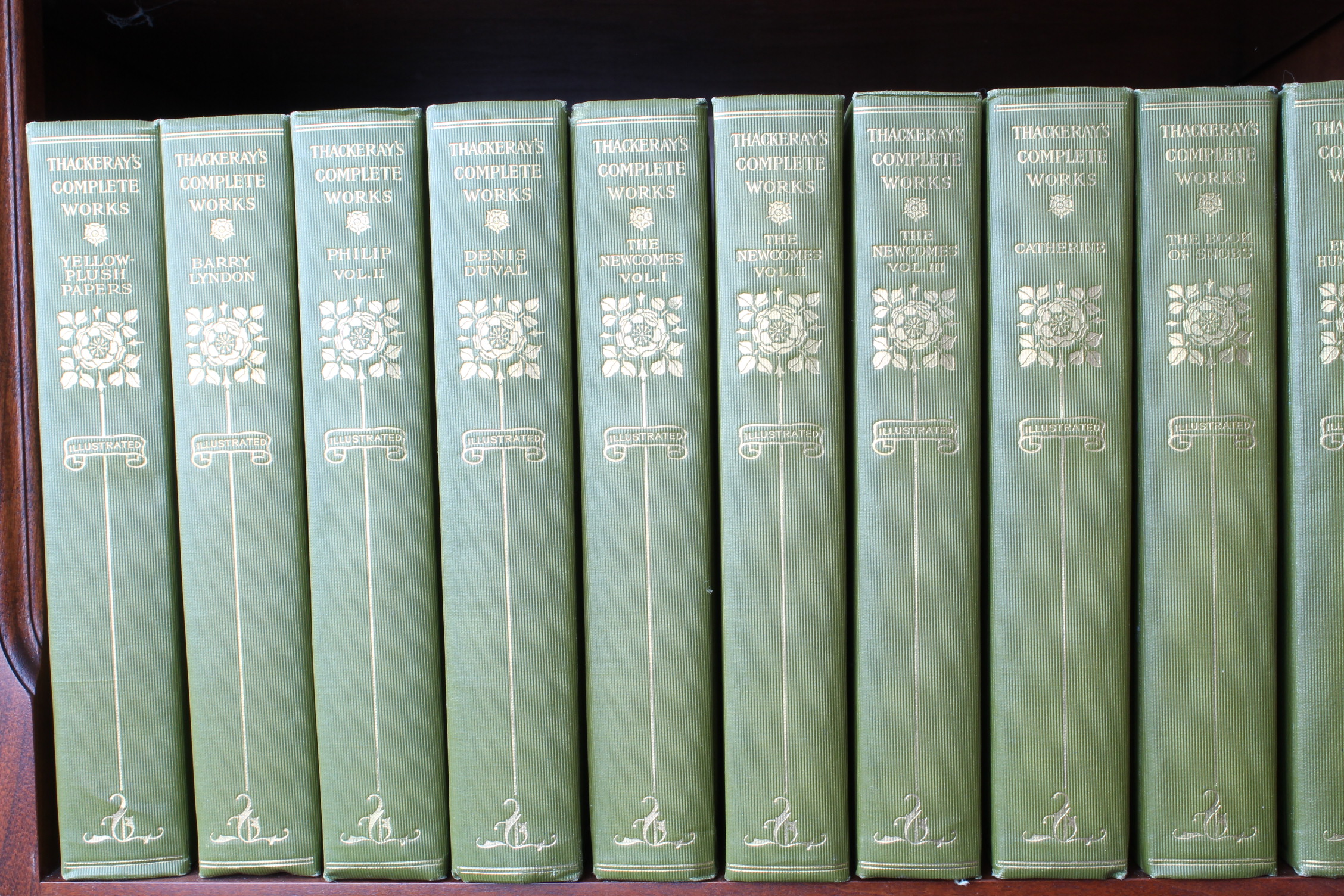 Limited Edition, Complete Set of "Thackary's Complete Works" 