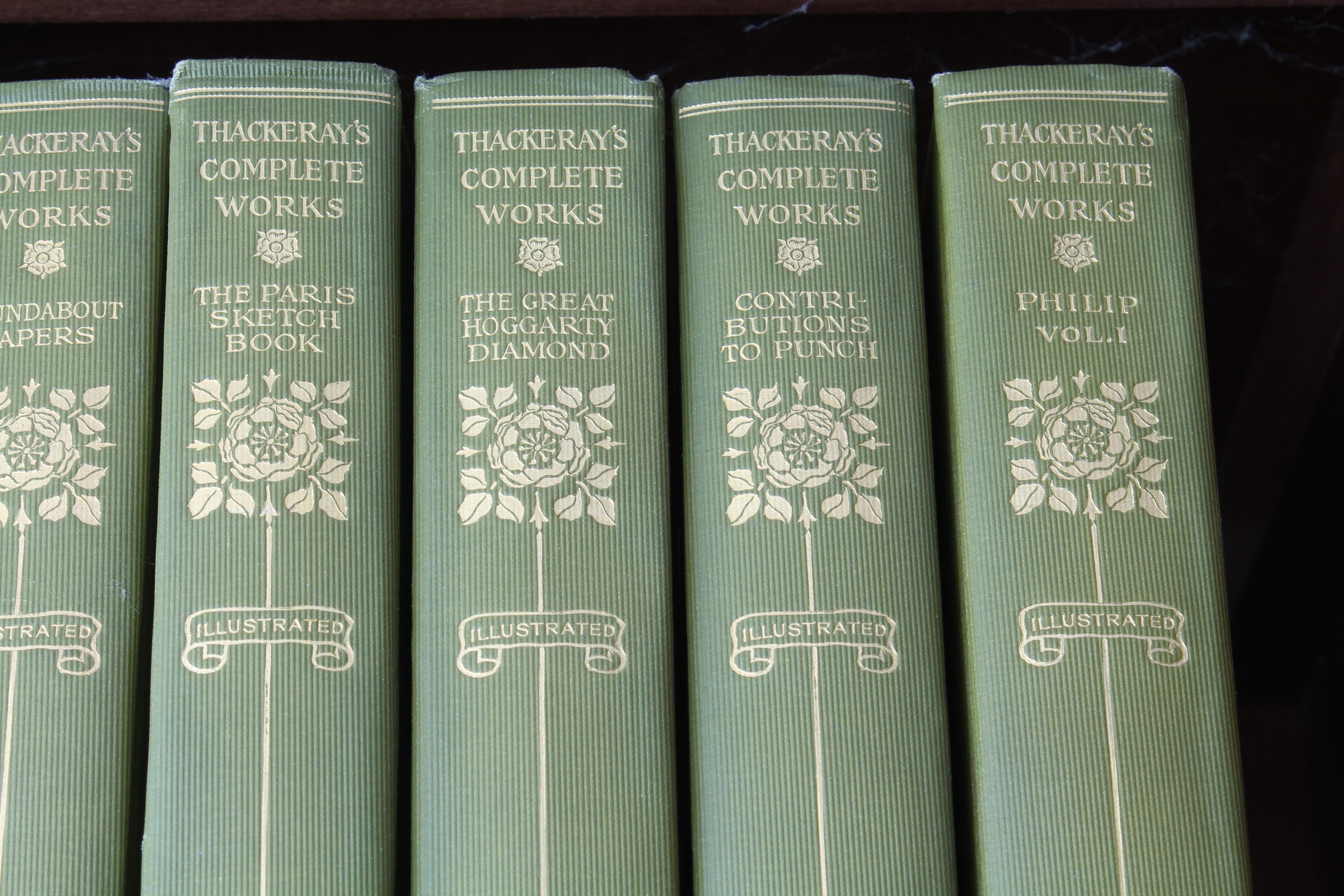 Limited Edition, Complete Set of "Thackary's Complete Works" 