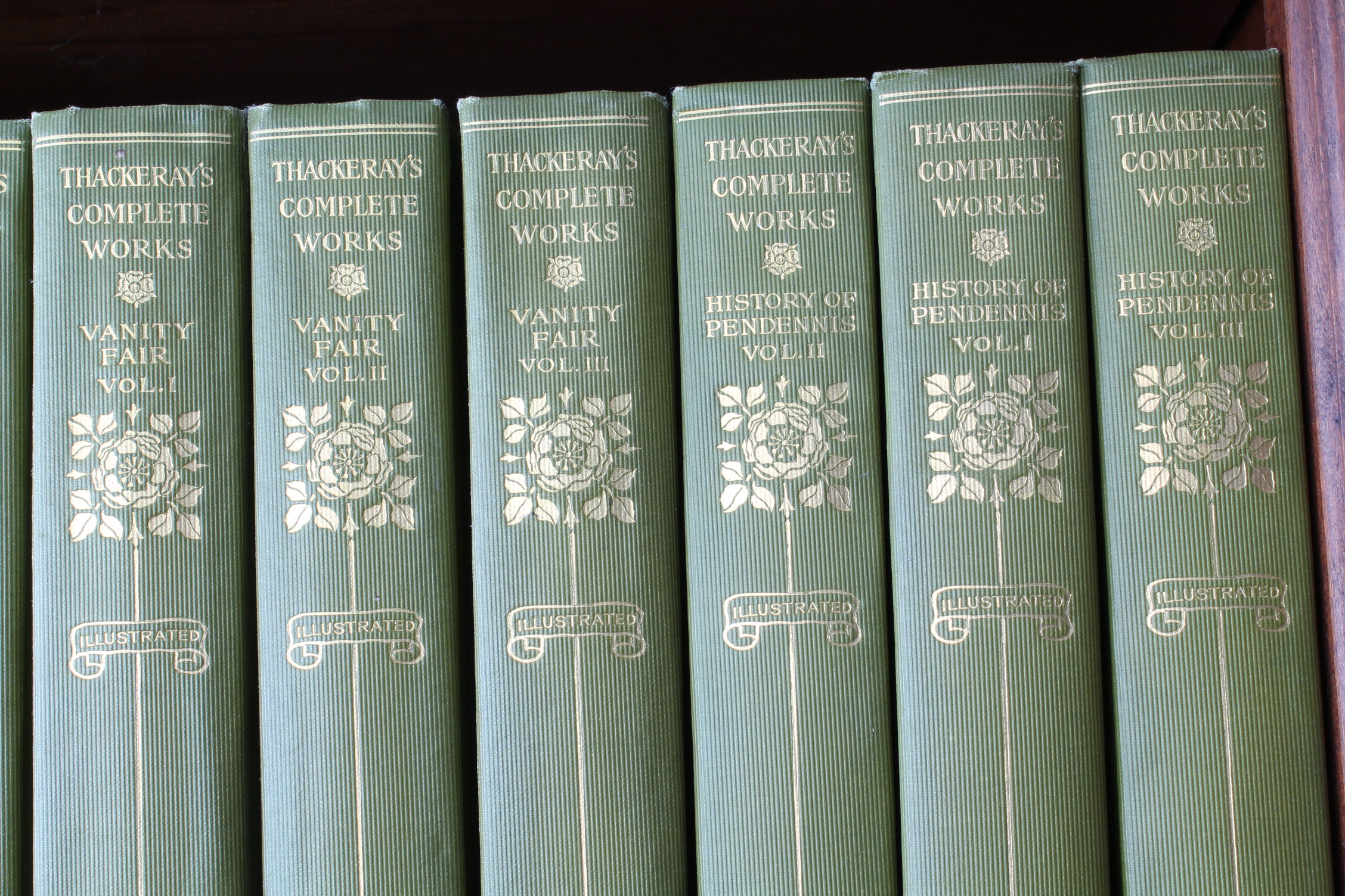 Limited Edition, Complete Set of "Thackary's Complete Works" 