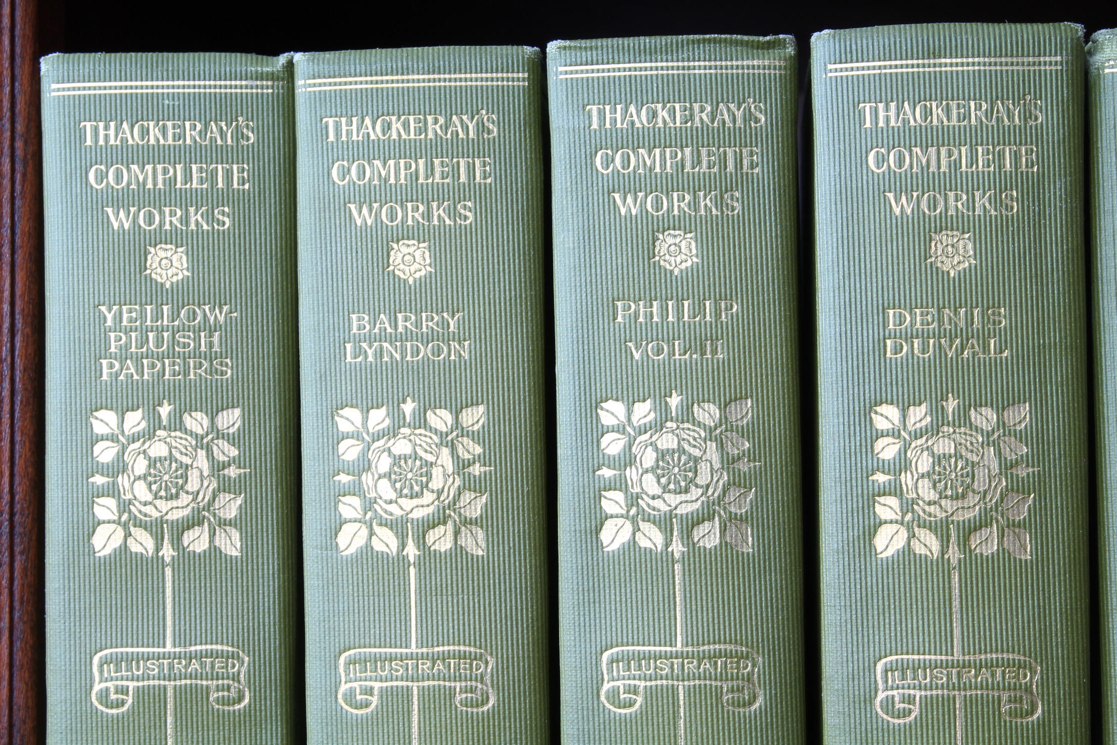 Limited Edition, Complete Set of "Thackary's Complete Works" 