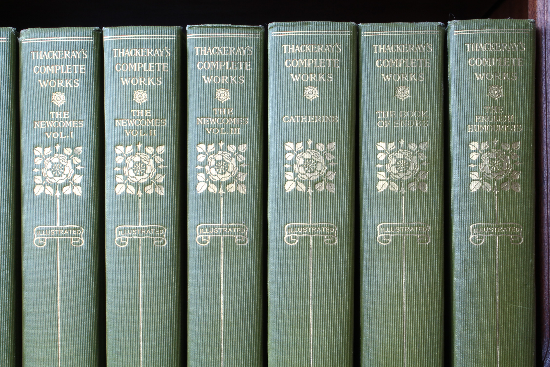 Limited Edition, Complete Set of "Thackary's Complete Works" 