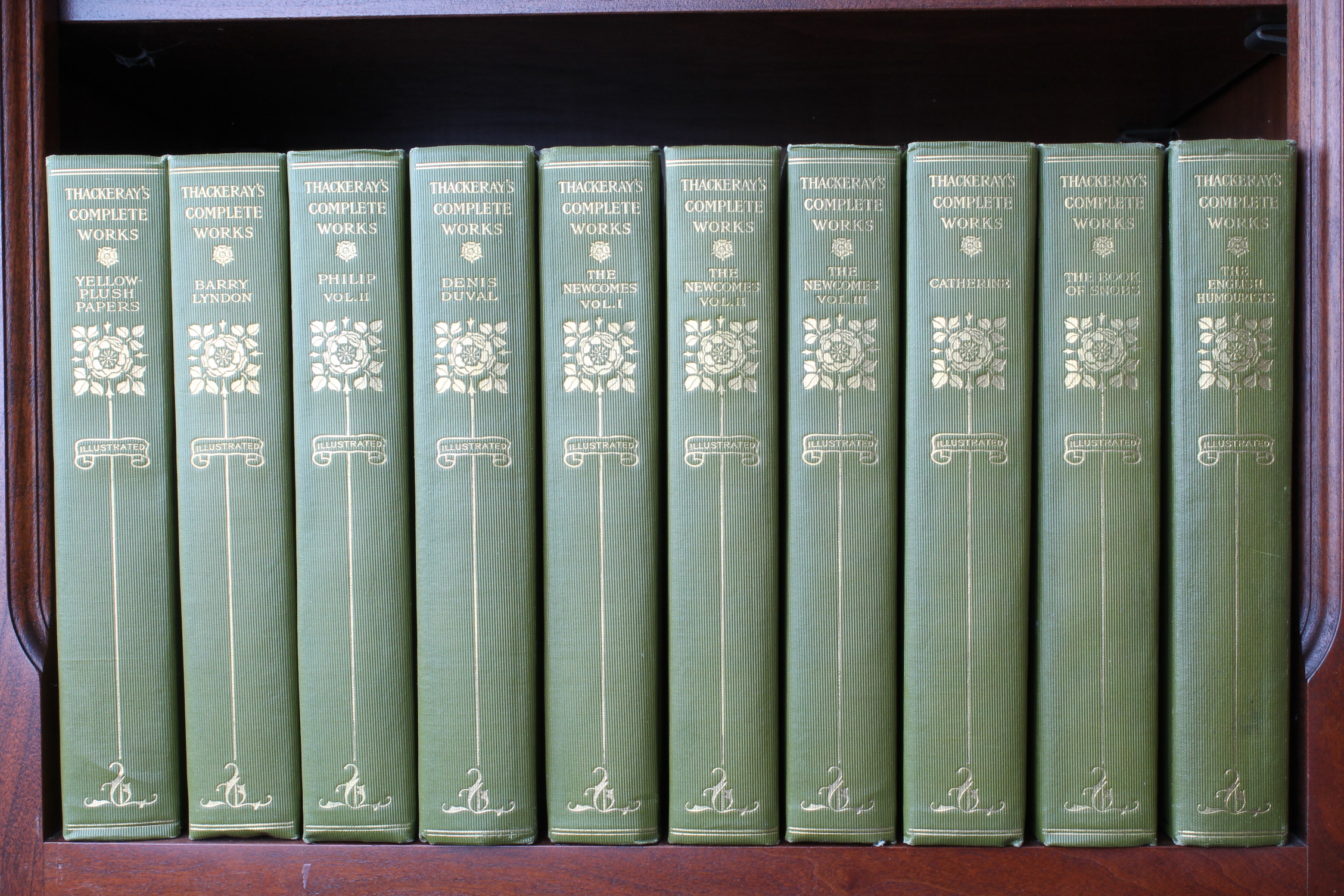 Limited Edition, Complete Set of "Thackary's Complete Works" 