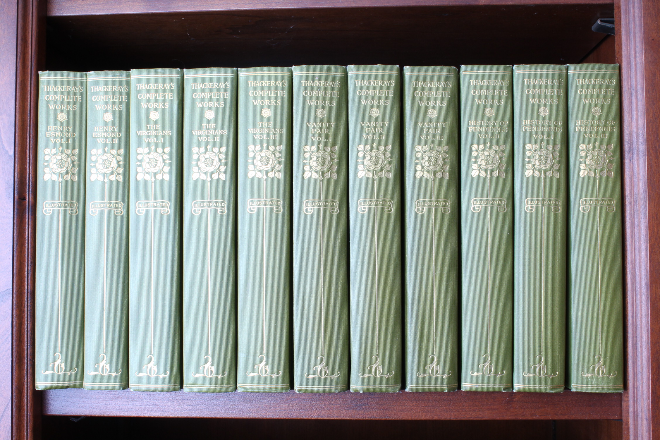 Limited Edition, Complete Set of "Thackary's Complete Works" 