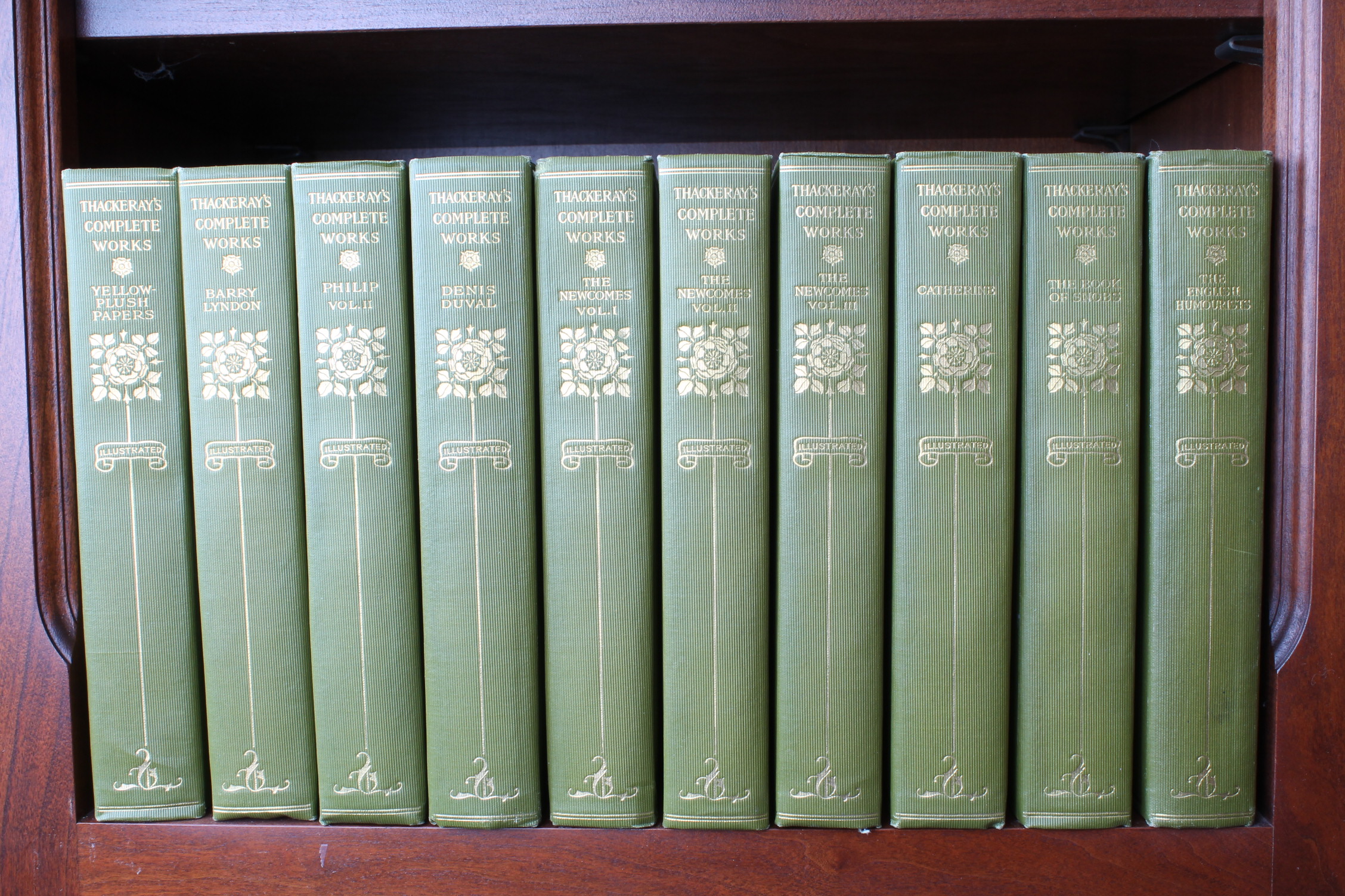 Limited Edition, Complete Set of "Thackary's Complete Works" 