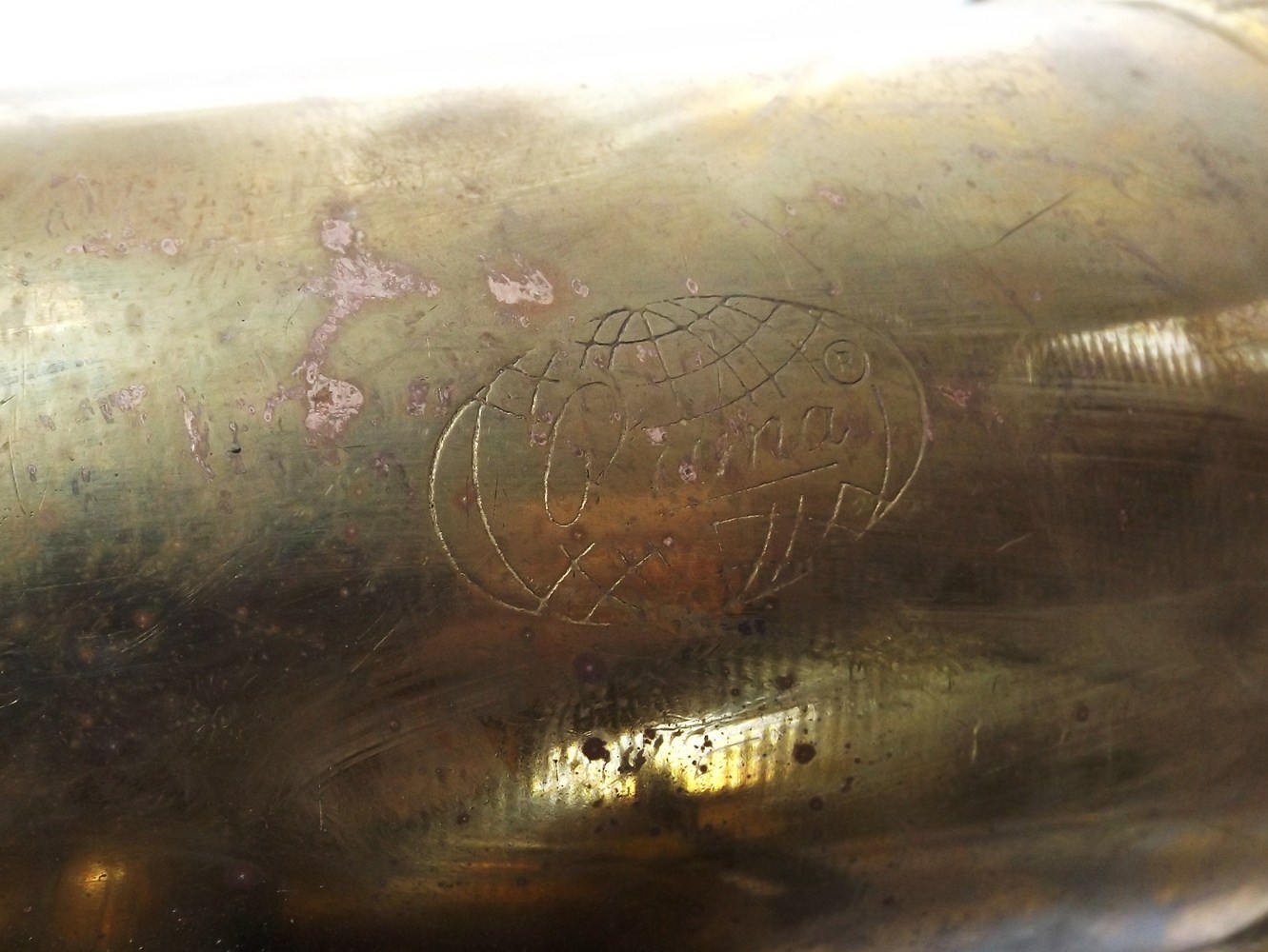 Vintage Pama Brass Hand Held Car Horn